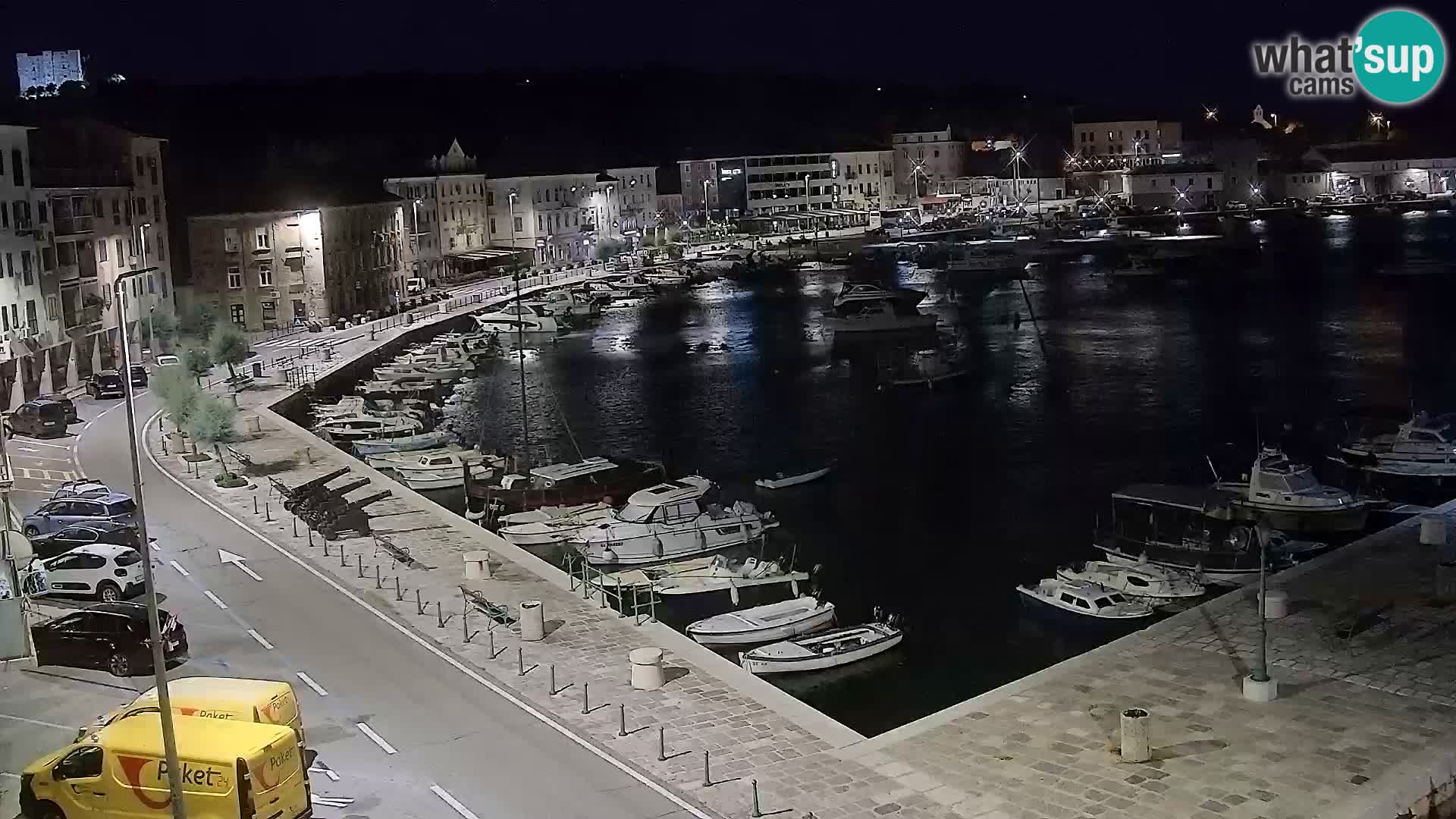 Senj Spletna kamera – pogled na obalo Senja