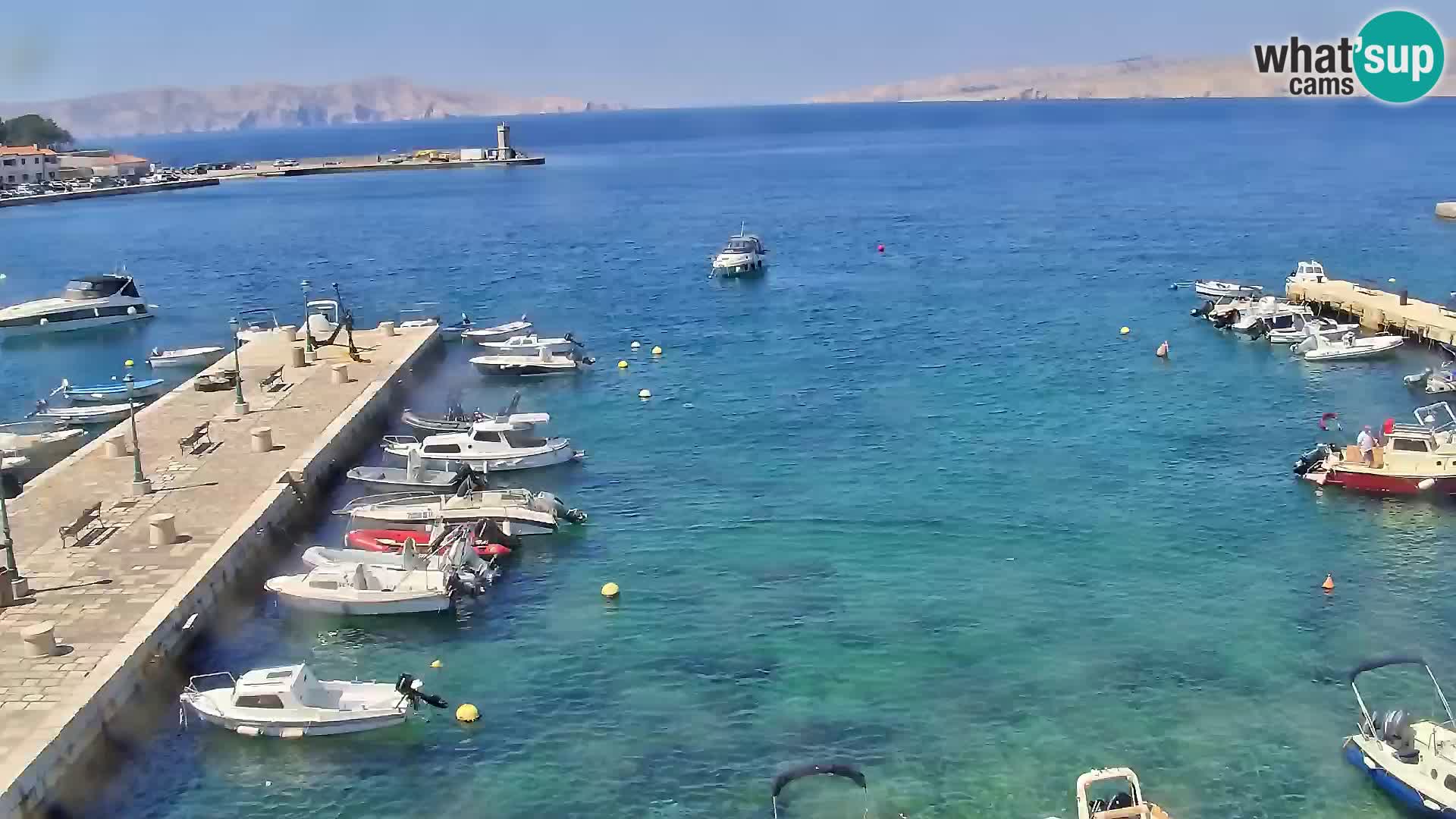 Kamera u živo Senj – Panoramski pogled na senjsku rivu