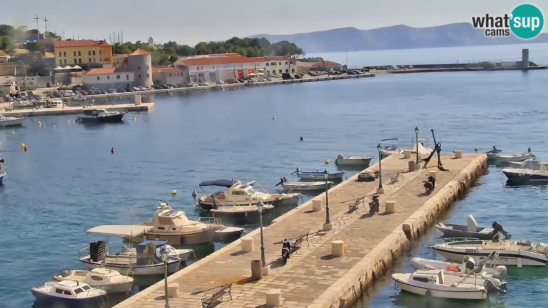 Senj Webcam – Panoramic view of Senj riva