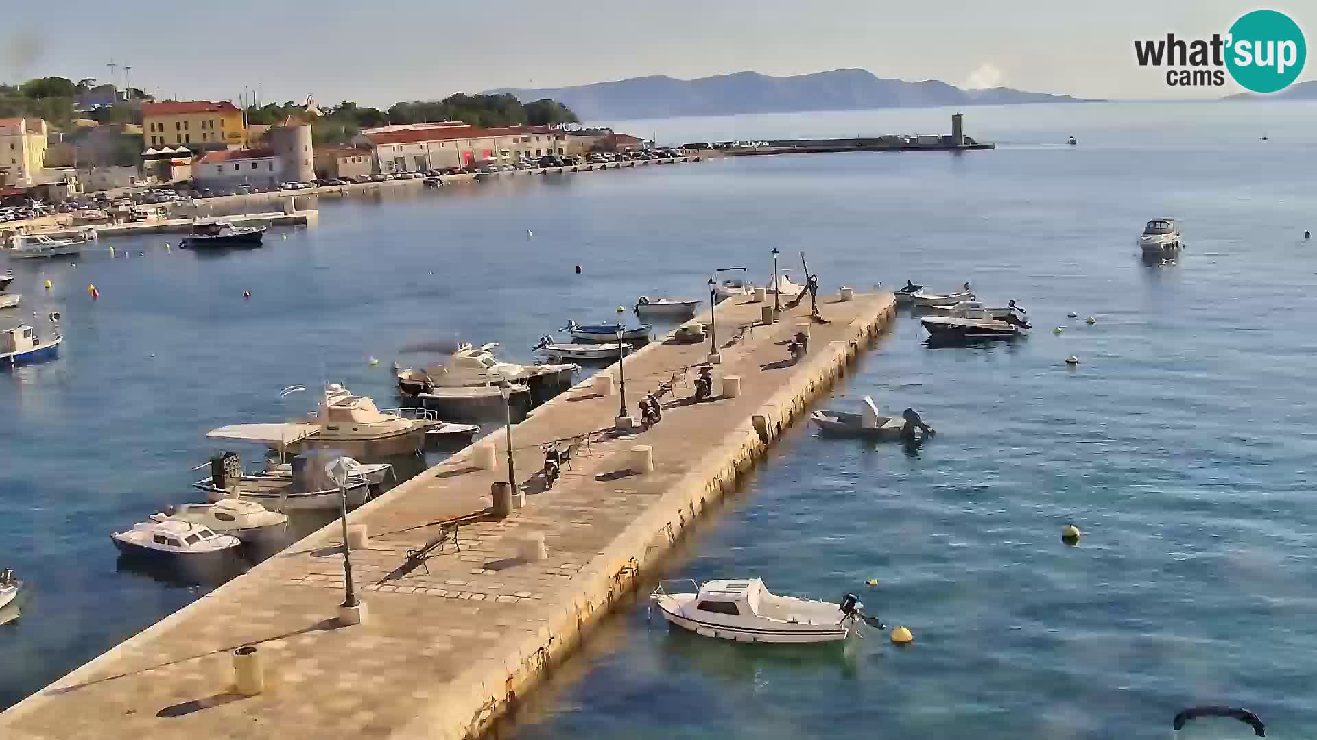 Senj Webcam – Panoramic view of Senj riva