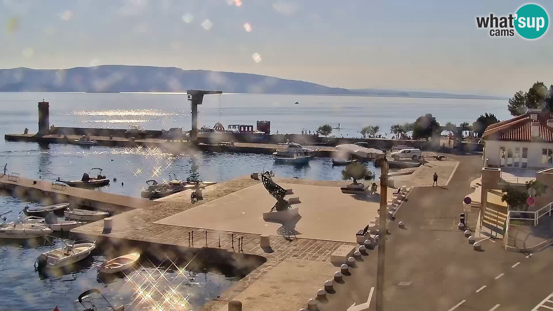 Webcam Segna – Panorama dell’lungomare di Senj