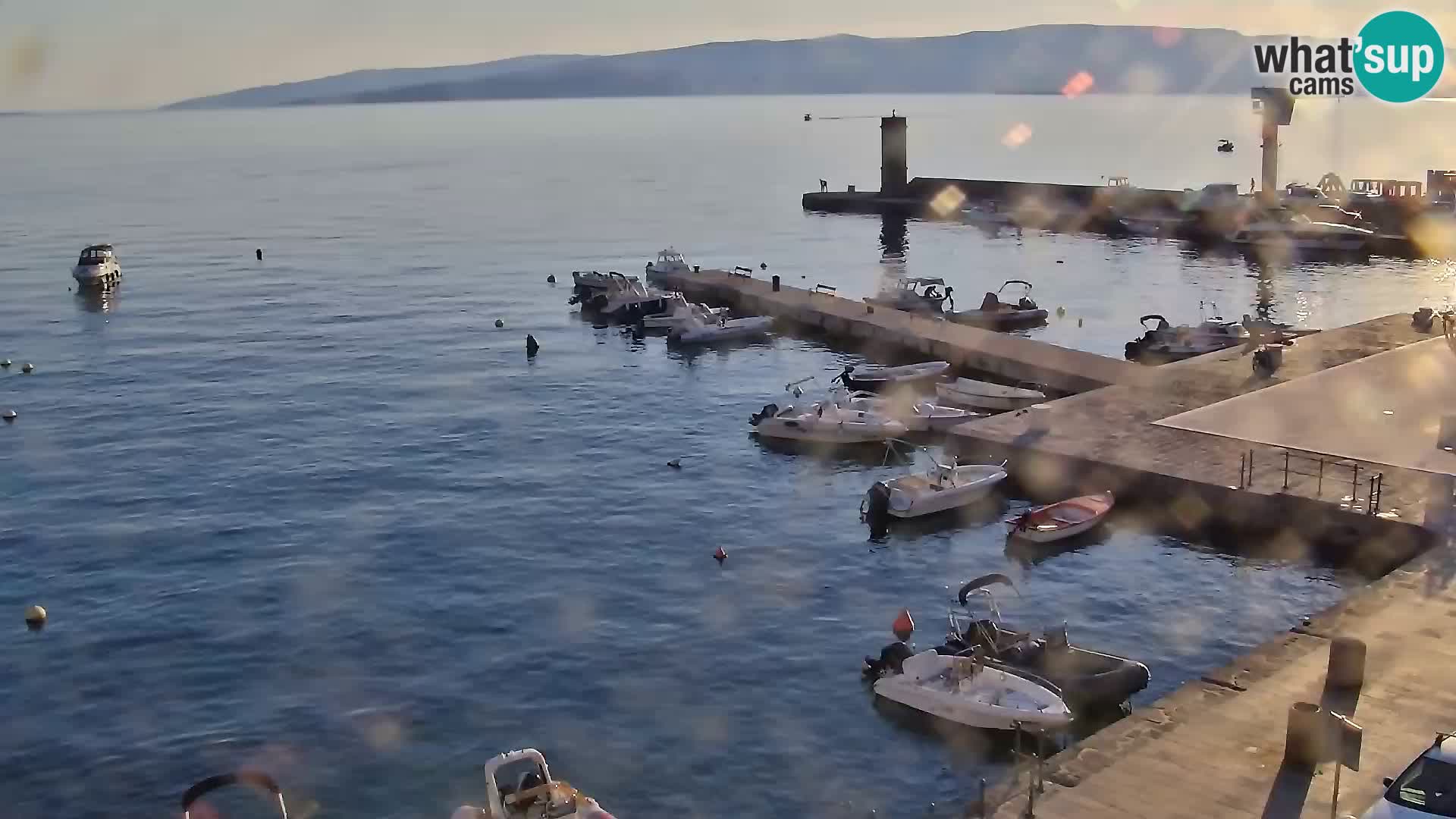 Webcam Segna – Panorama dell’lungomare di Senj