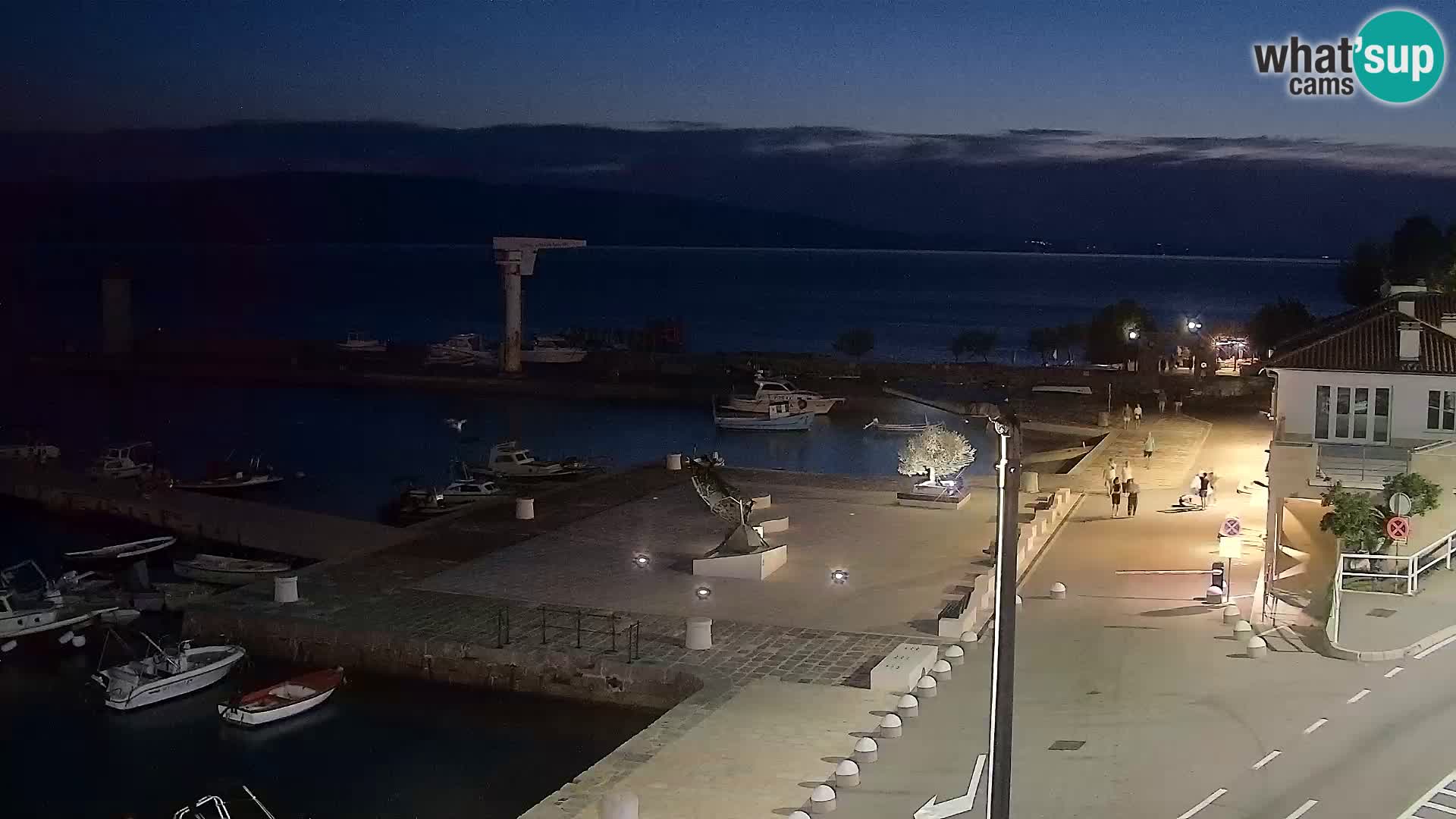 Senj Spletna kamera – pogled na obalo Senja