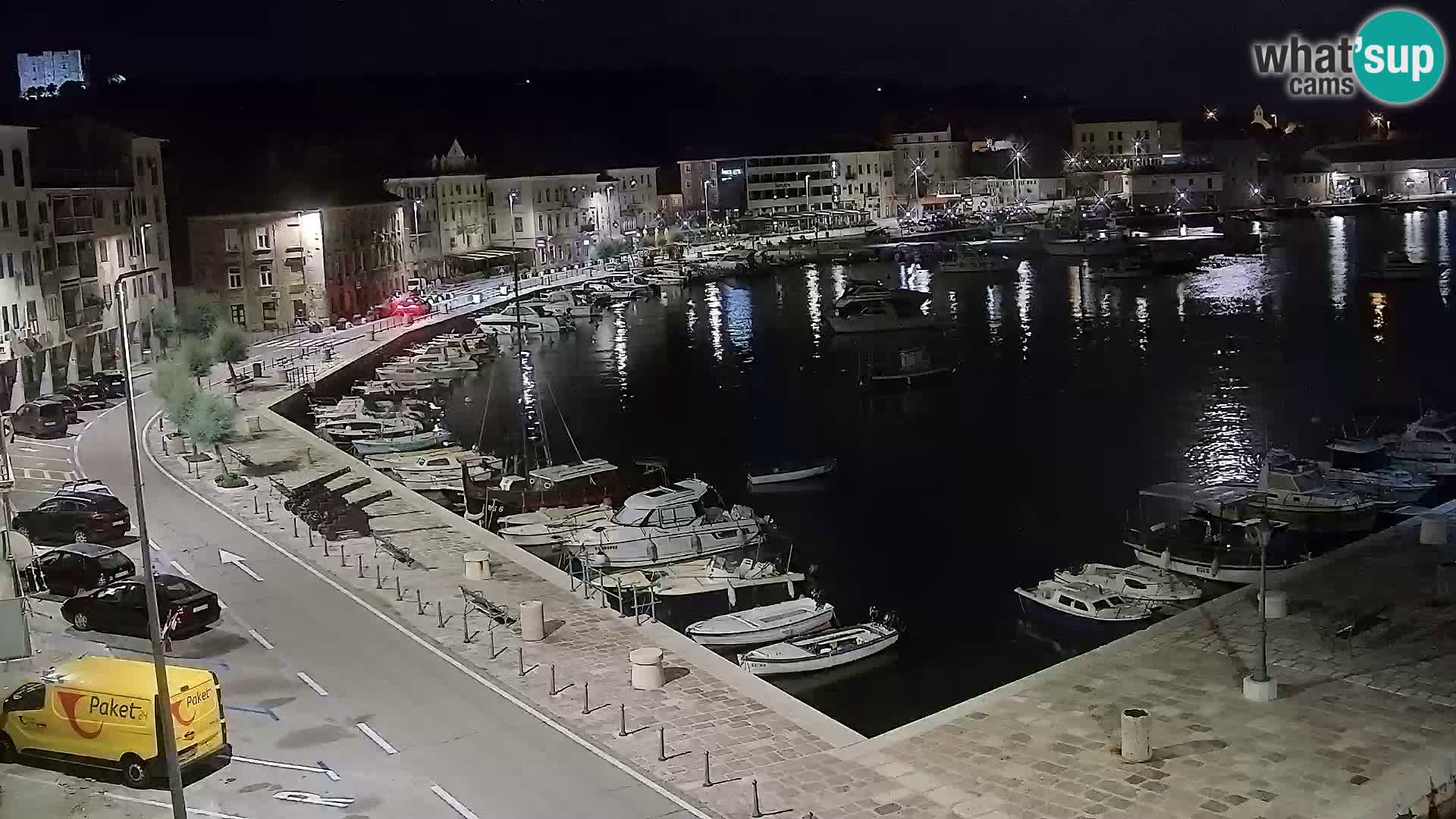 Senj camera en vivo – Vista panorámica de Senj riva