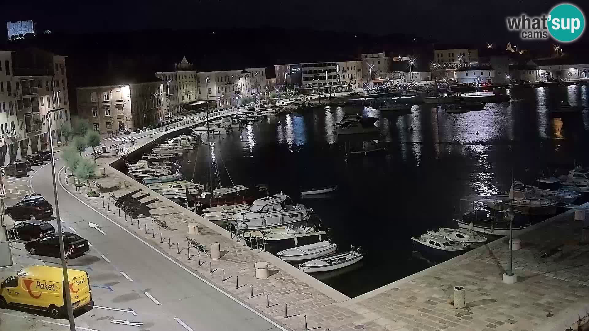 Senj Webcam – Panoramic view of Senj riva