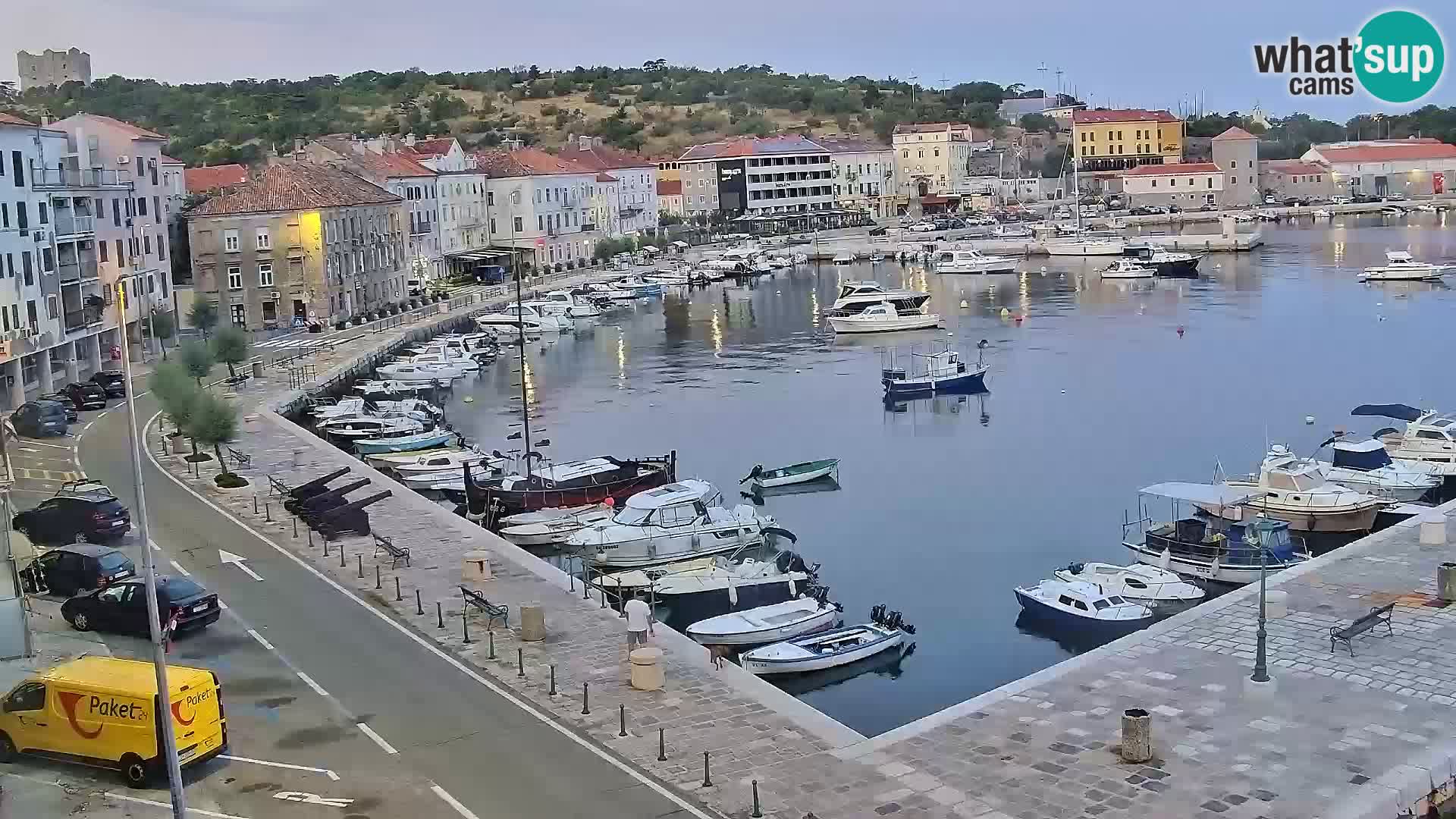 Senj Webcam – Panoramic view of Senj riva