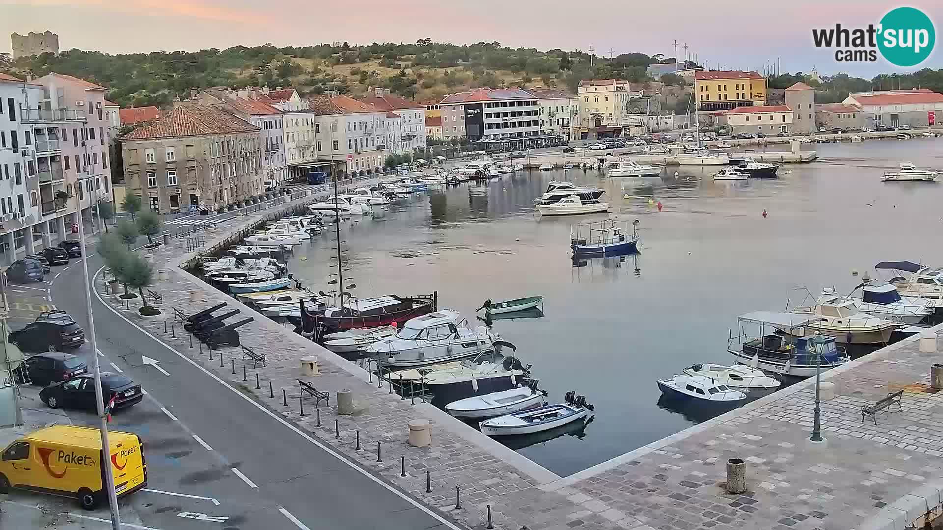 Senj camera en vivo – Vista panorámica de Senj riva