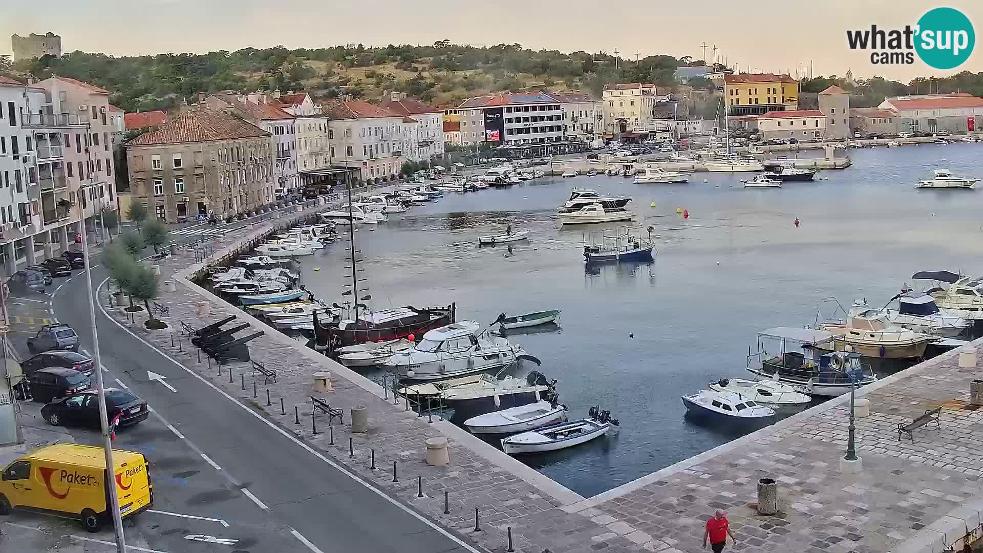 Kamera u živo Senj – Panoramski pogled na senjsku rivu