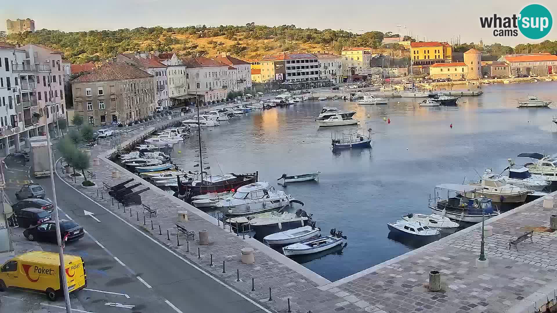 Senj Spletna kamera – pogled na obalo Senja