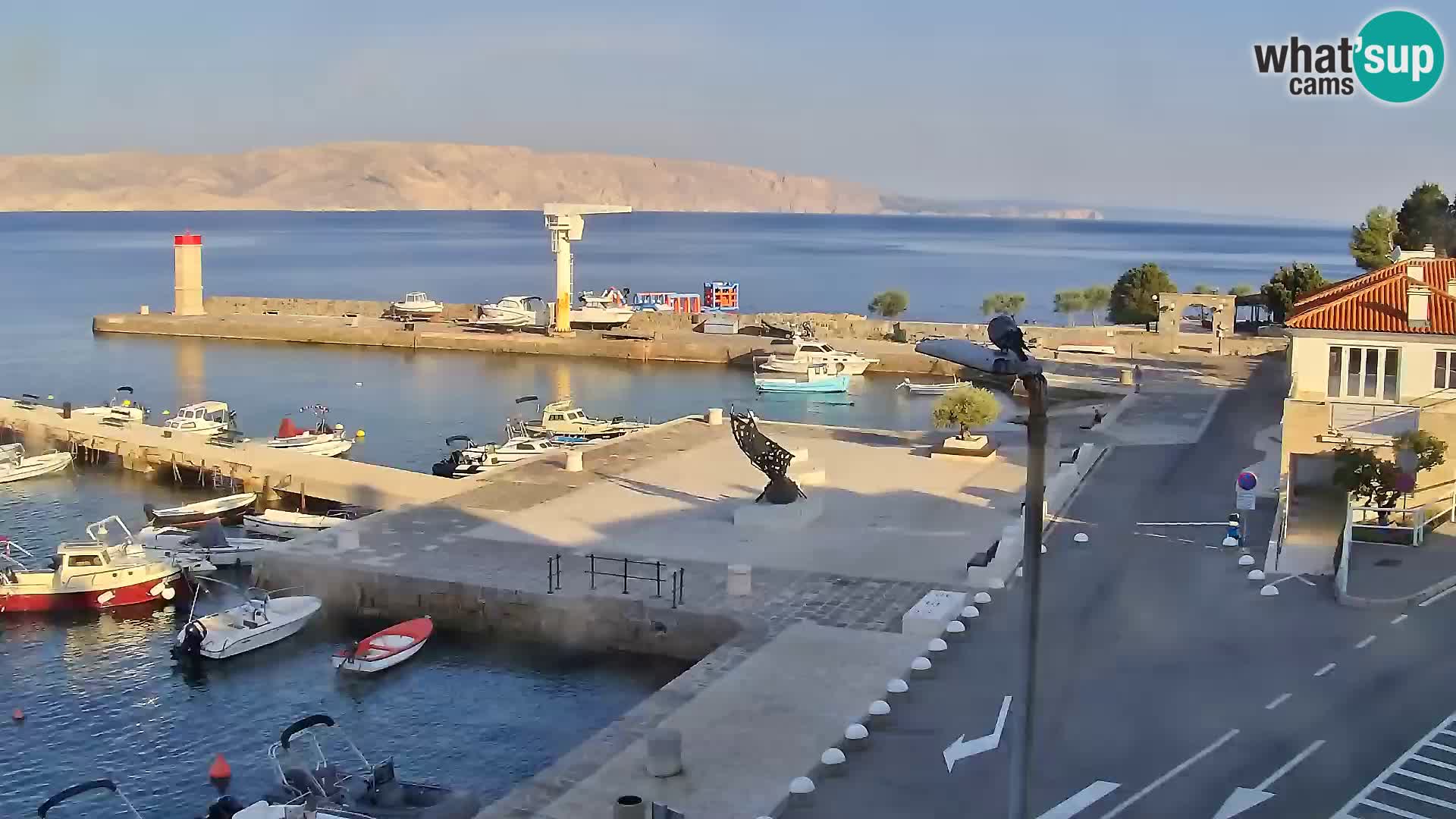 Kamera u živo Senj – Panoramski pogled na senjsku rivu