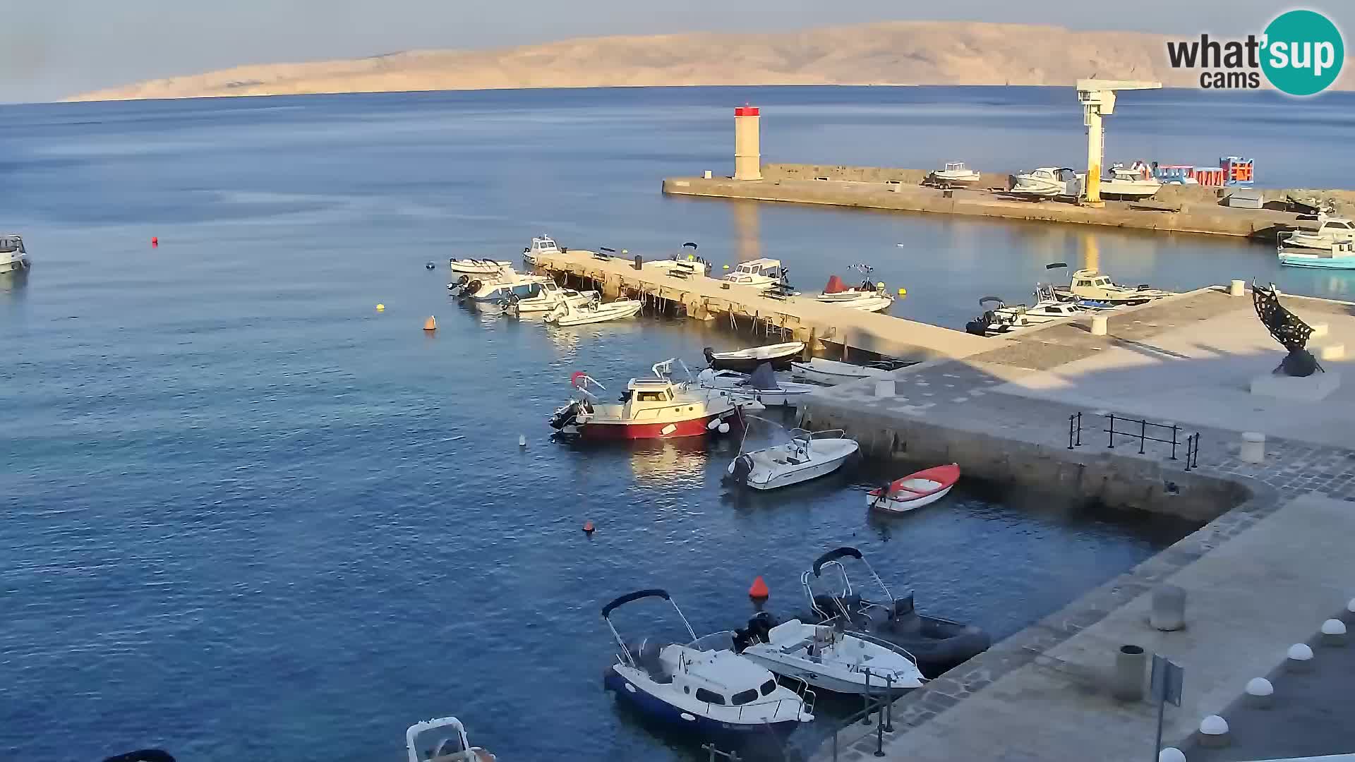 Kamera u živo Senj – Panoramski pogled na senjsku rivu