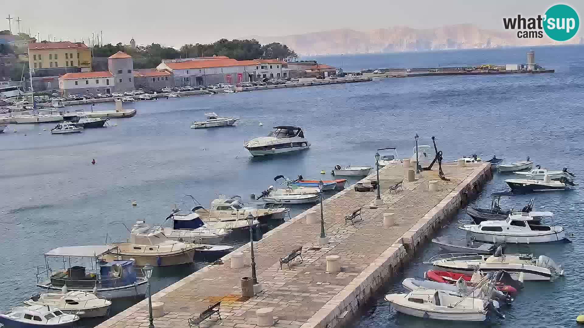 Senj Webcam – Panoramic view of Senj riva