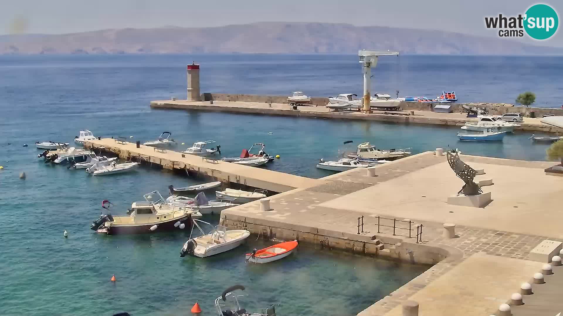 Senj camera en vivo – Vista panorámica de Senj riva