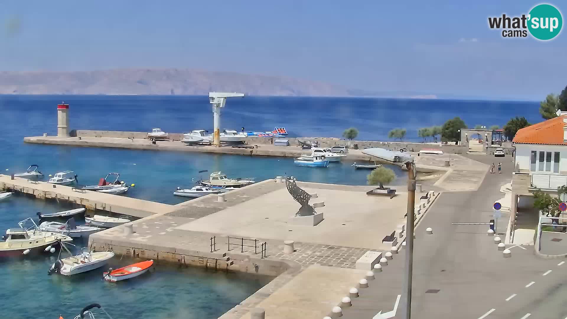 Senj camera en vivo – Vista panorámica de Senj riva
