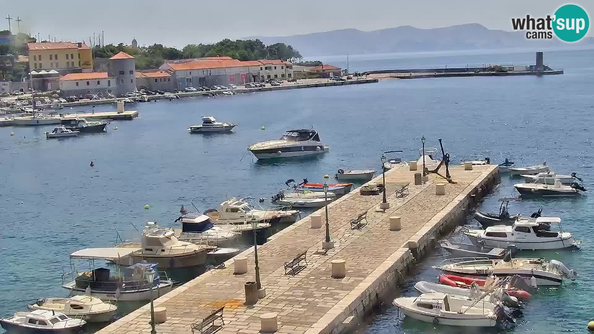 Senj Spletna kamera – pogled na obalo Senja