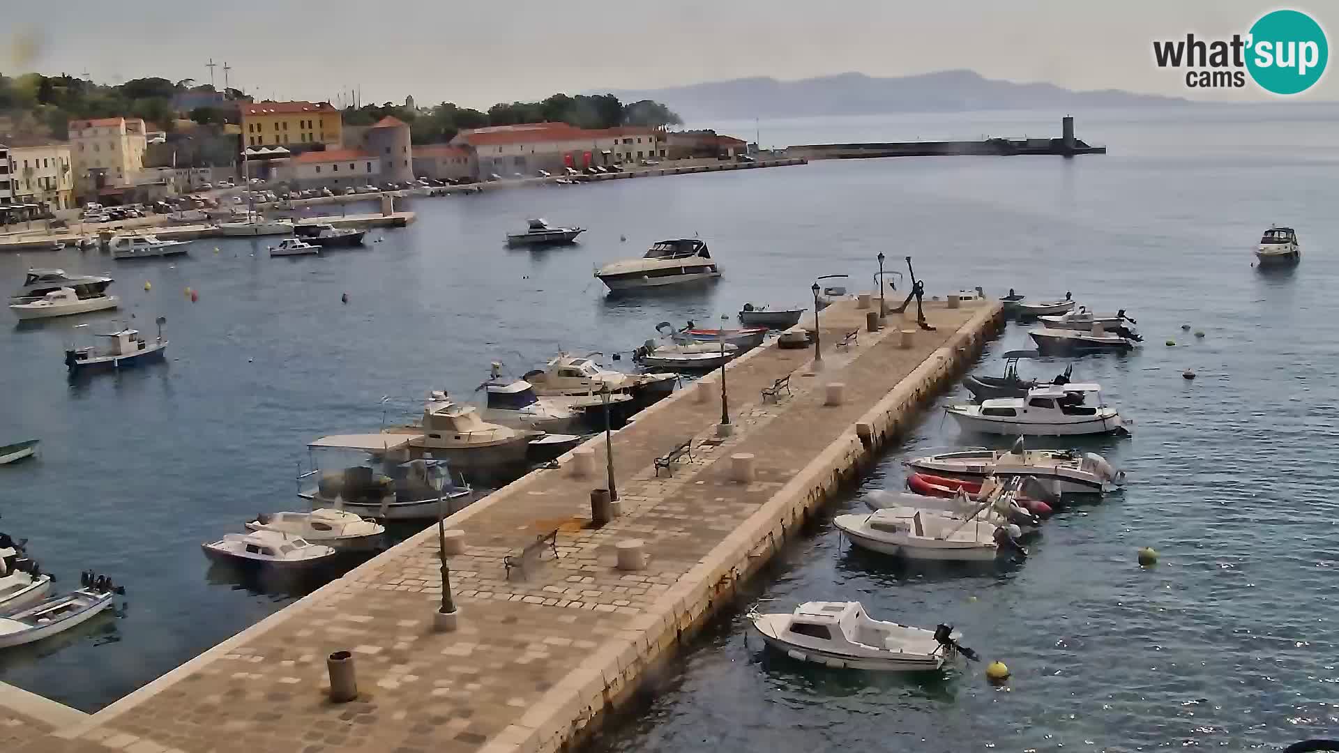 Senj camera en vivo – Vista panorámica de Senj riva