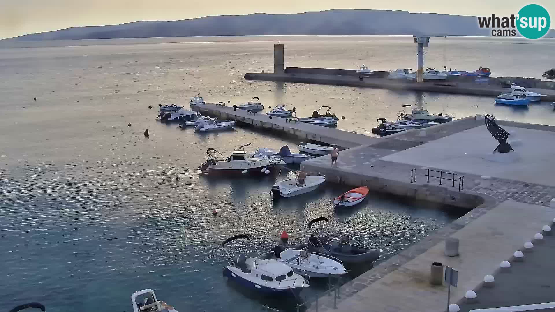 Senj Spletna kamera – pogled na obalo Senja