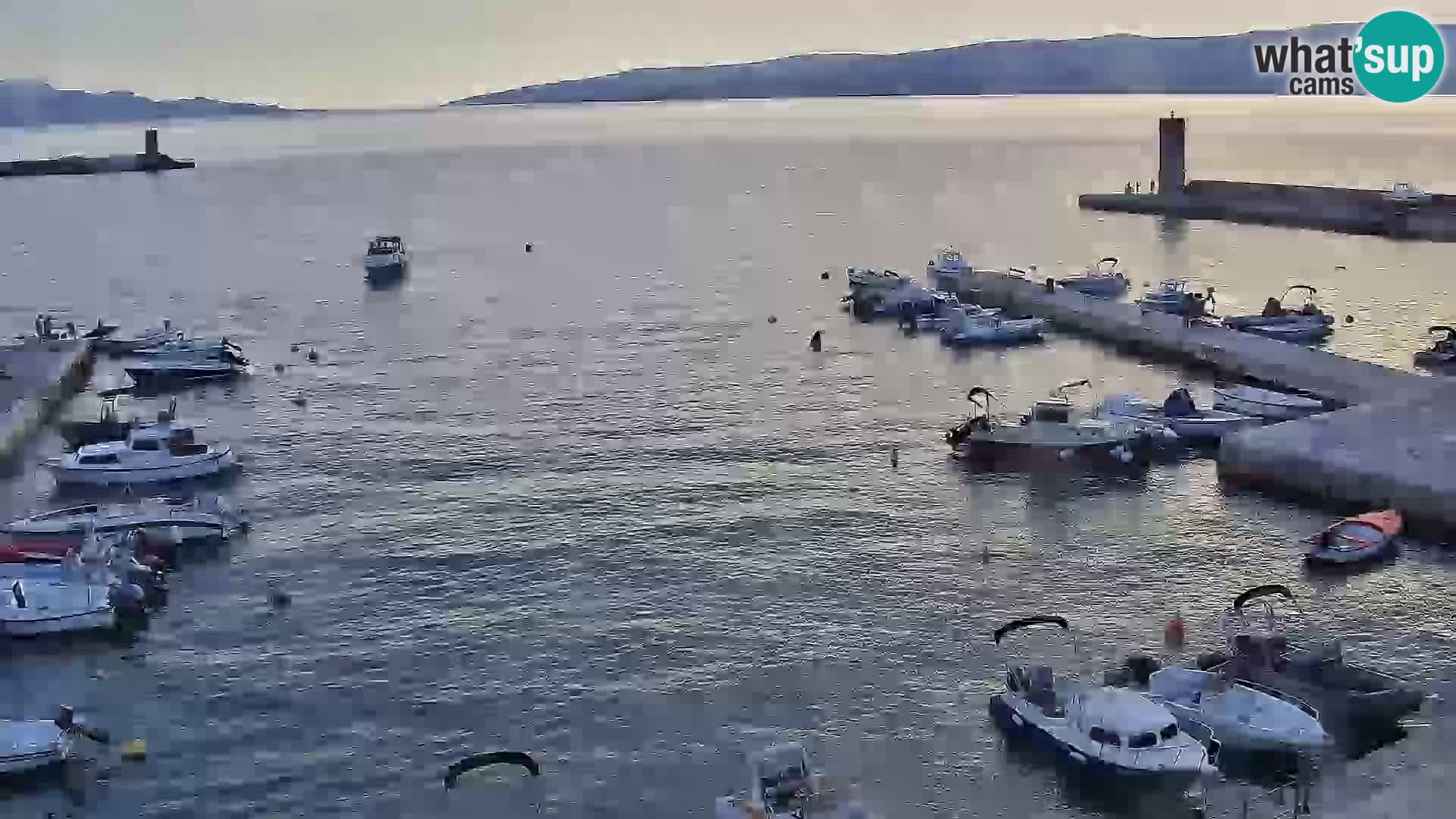 Webcam Segna – Panorama dell’lungomare di Senj