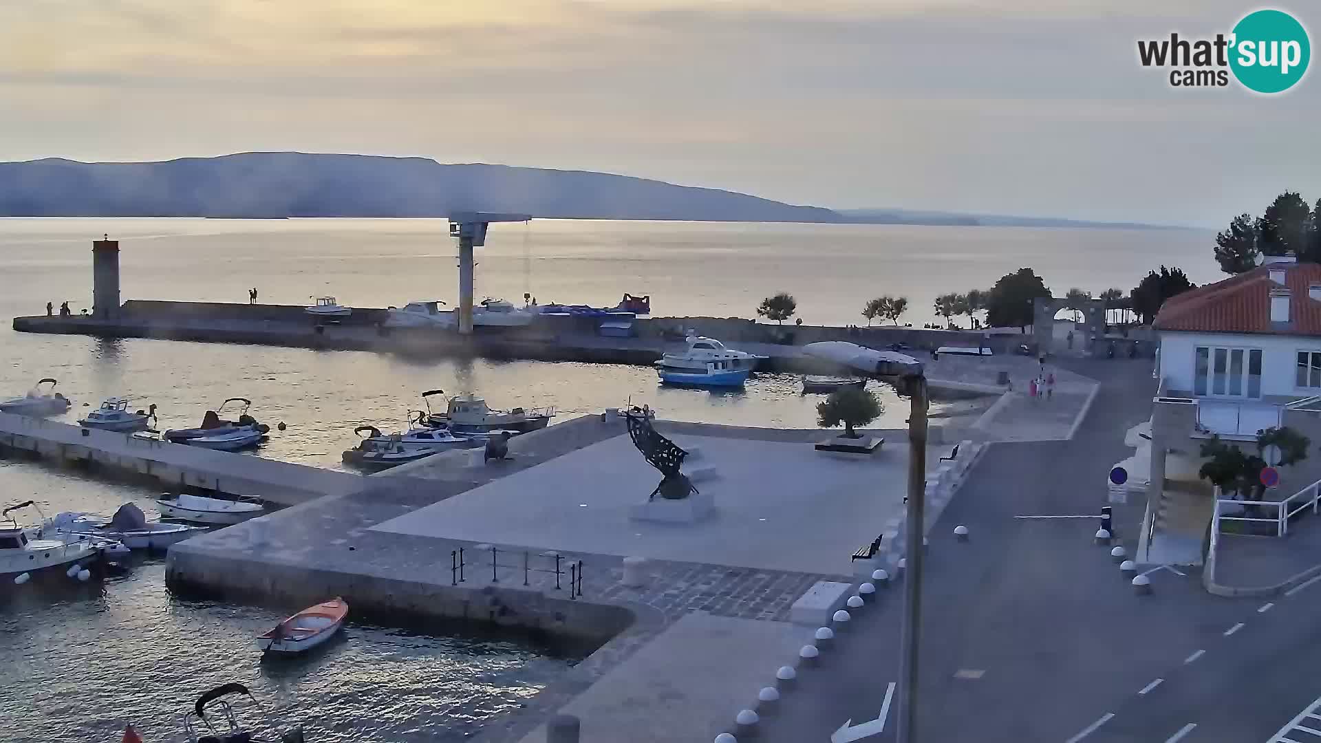 Senj Spletna kamera – pogled na obalo Senja