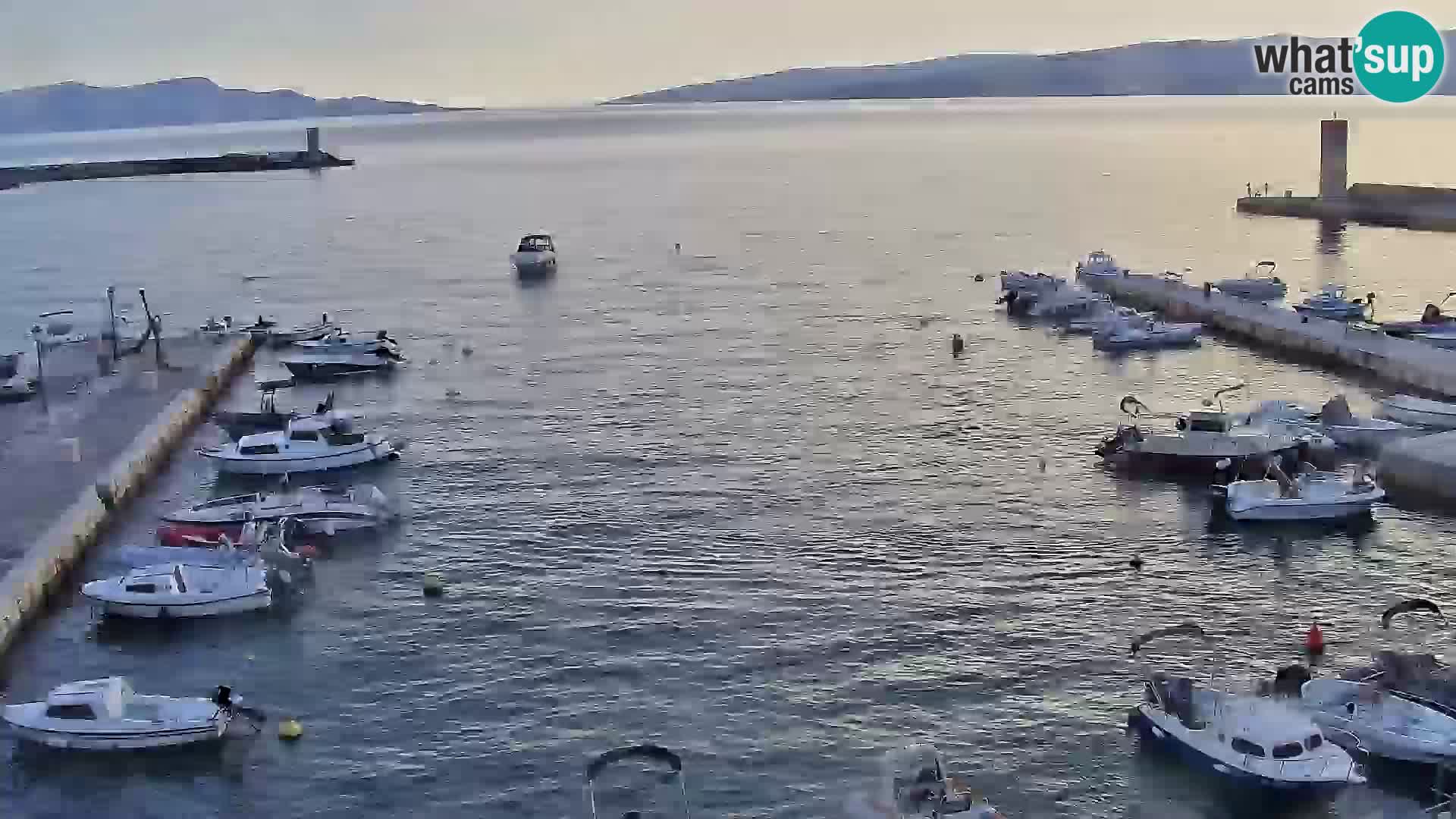 Senj camera en vivo – Vista panorámica de Senj riva