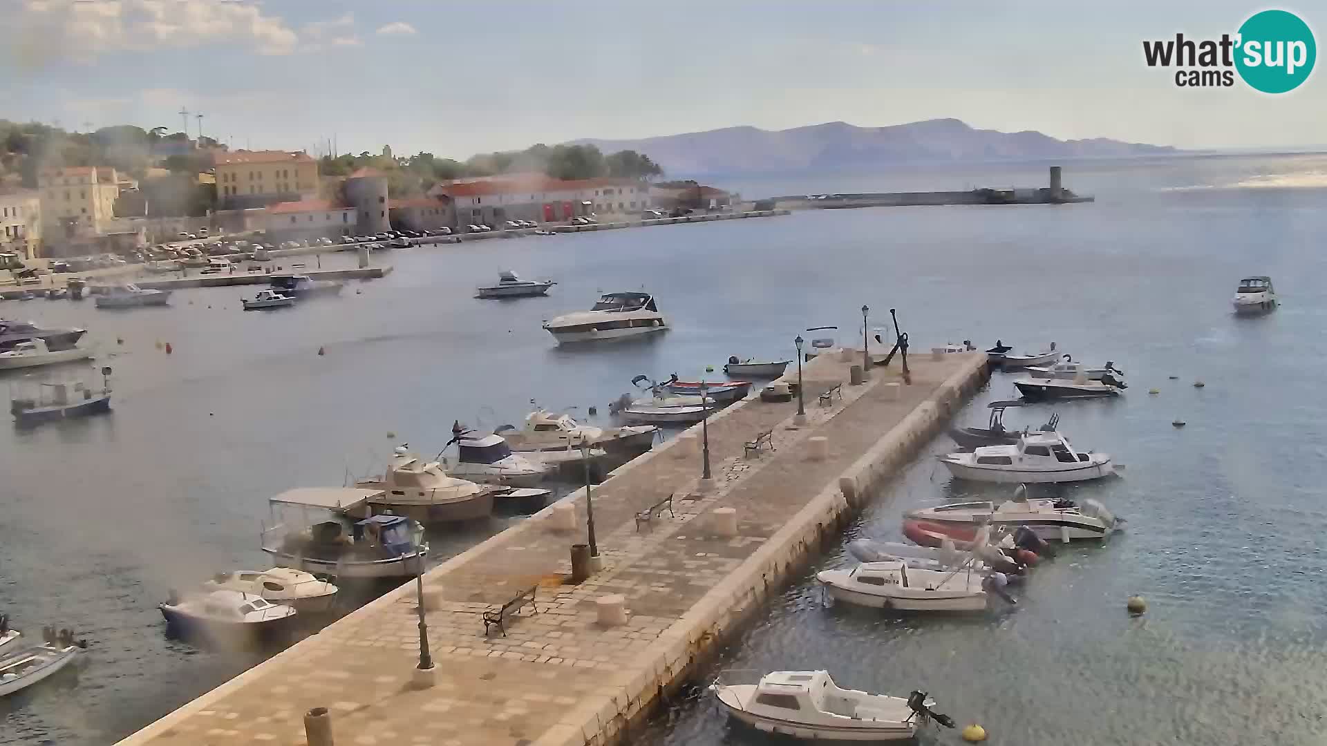 Senj Webcam – Panoramic view of Senj riva