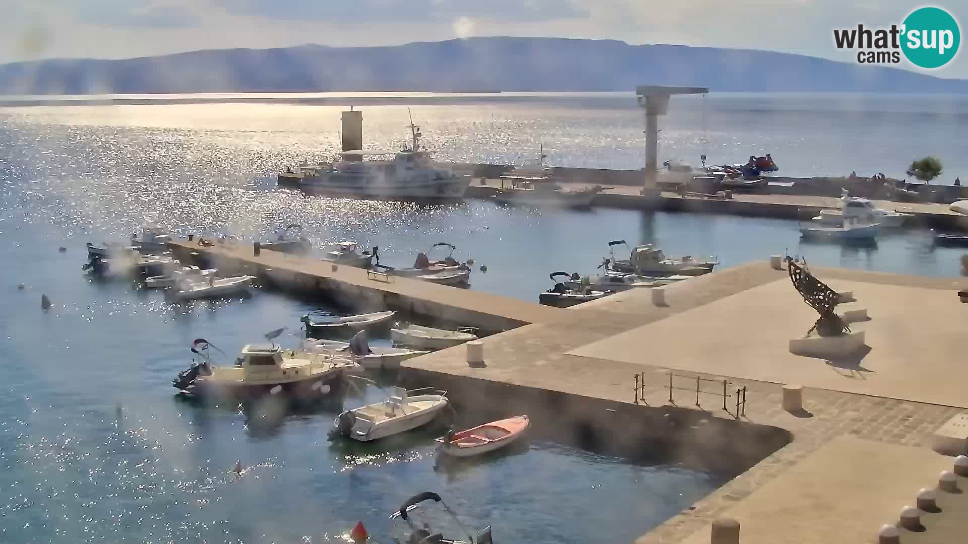 Senj Webcam – Panoramic view of Senj riva