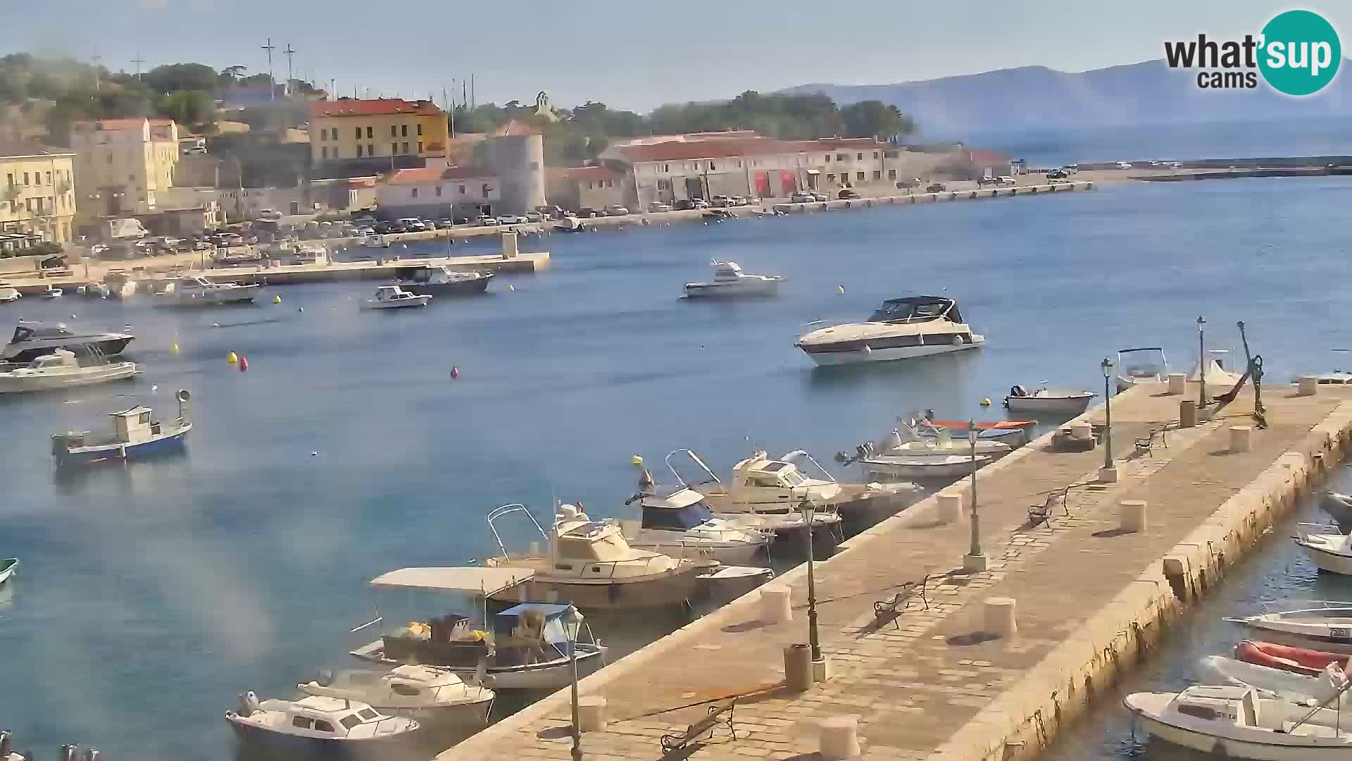 Webcam Segna – Panorama dell’lungomare di Senj