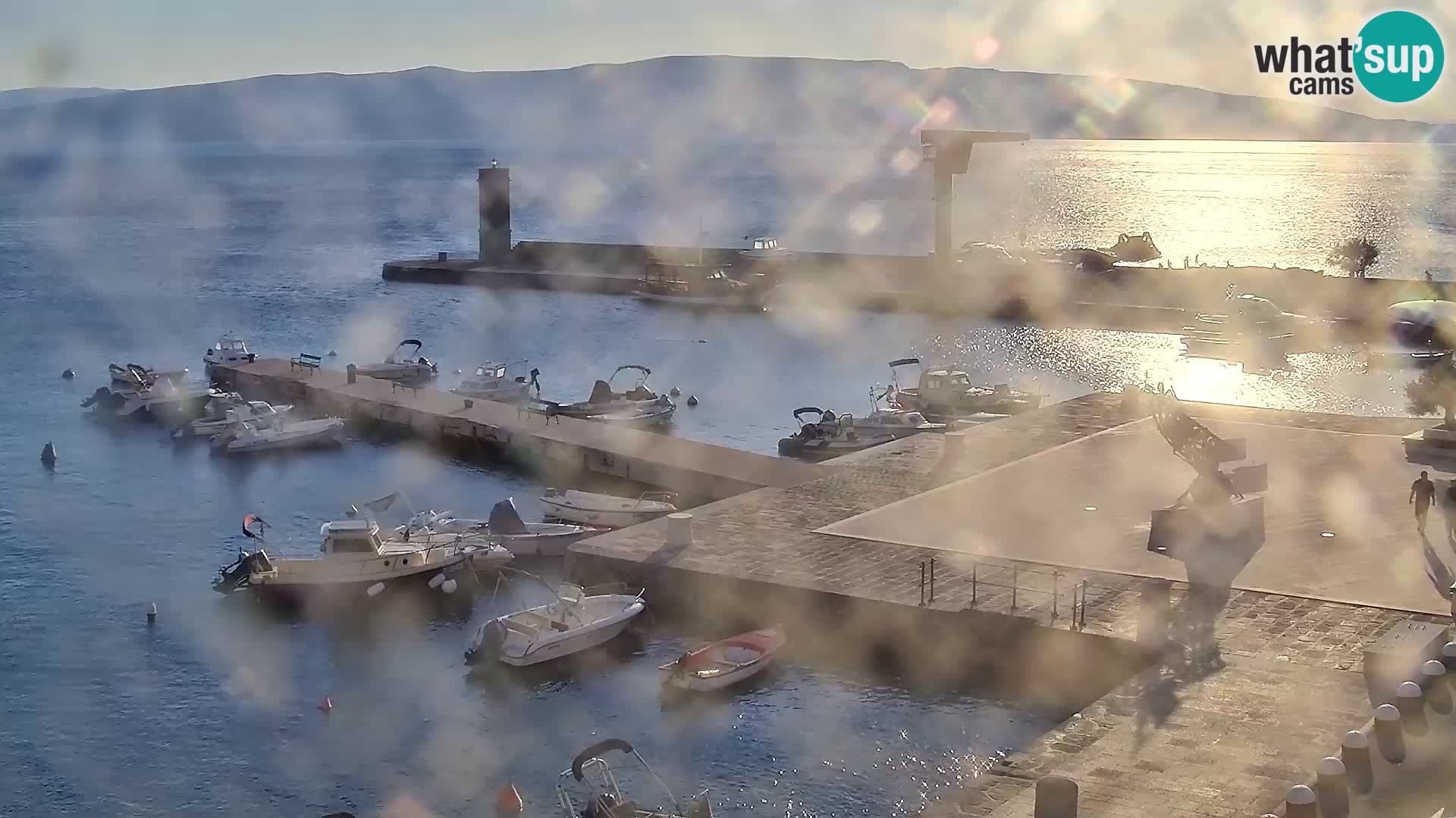 Webcam Segna – Panorama dell’lungomare di Senj