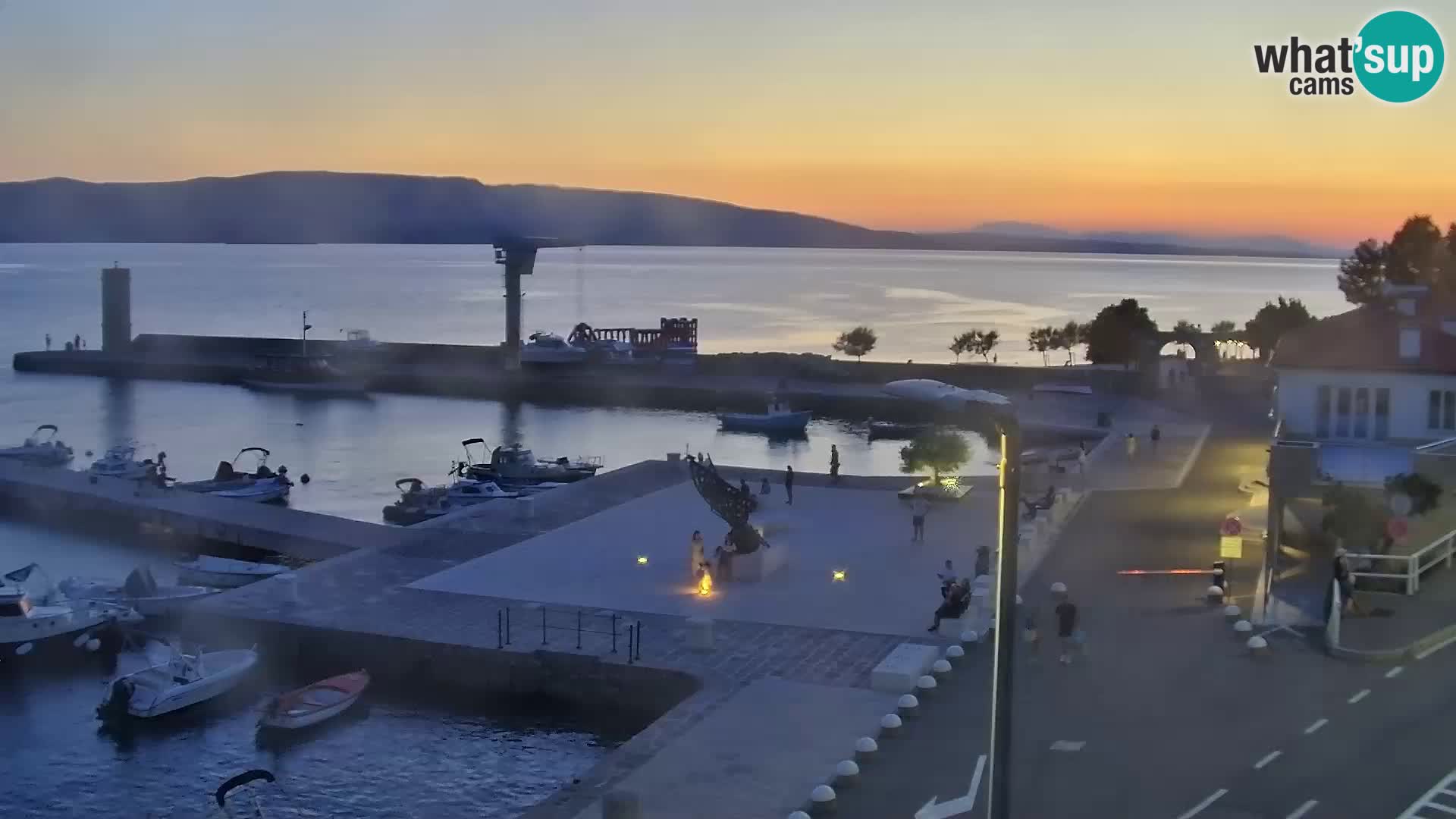 Senj Spletna kamera – pogled na obalo Senja