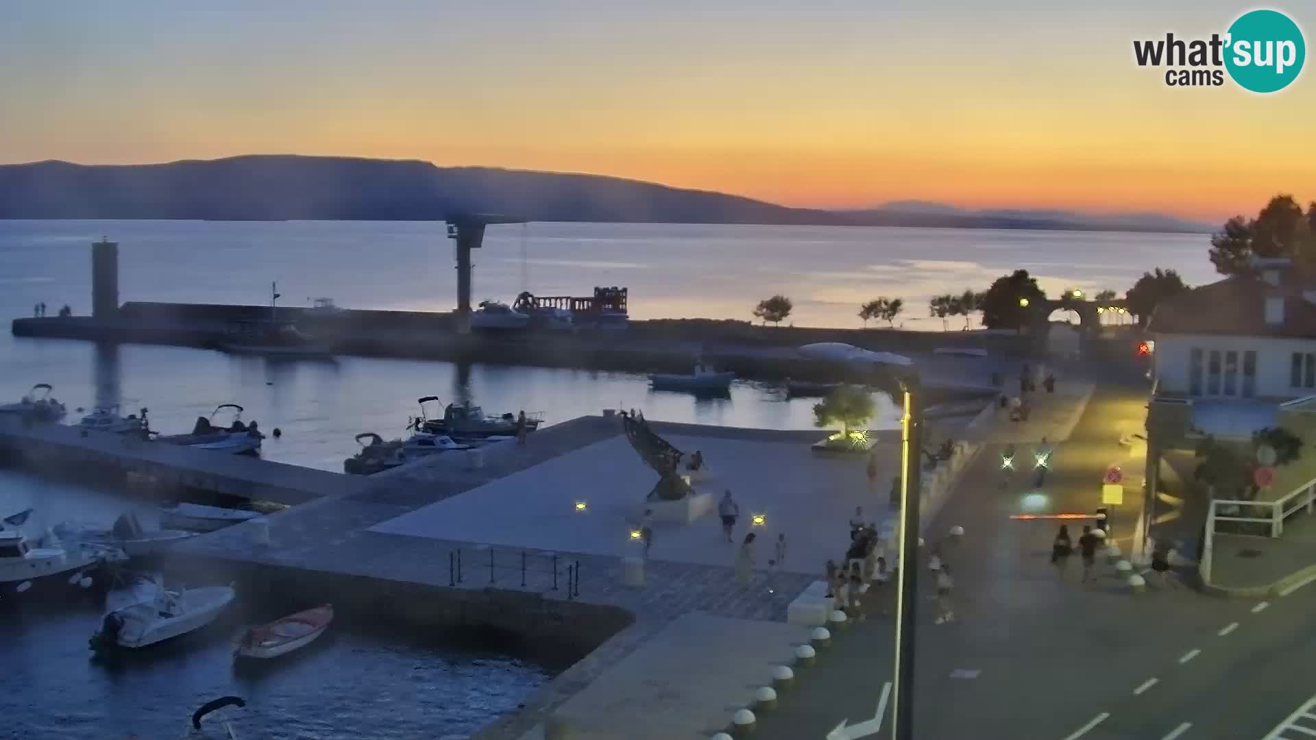 Senj camera en vivo – Vista panorámica de Senj riva