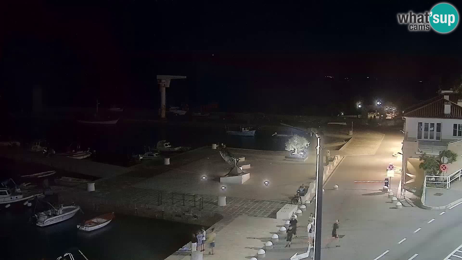Senj camera en vivo – Vista panorámica de Senj riva