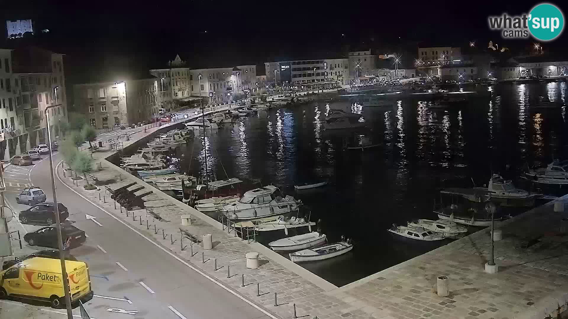 Senj camera en vivo – Vista panorámica de Senj riva