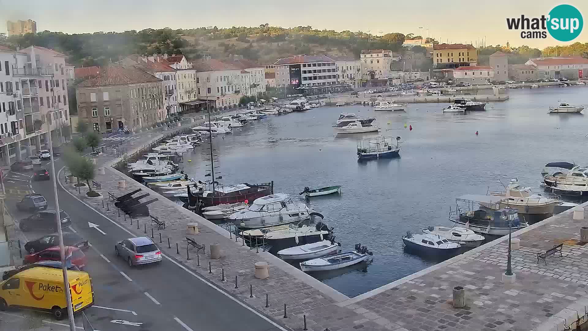Senj camera en vivo – Vista panorámica de Senj riva