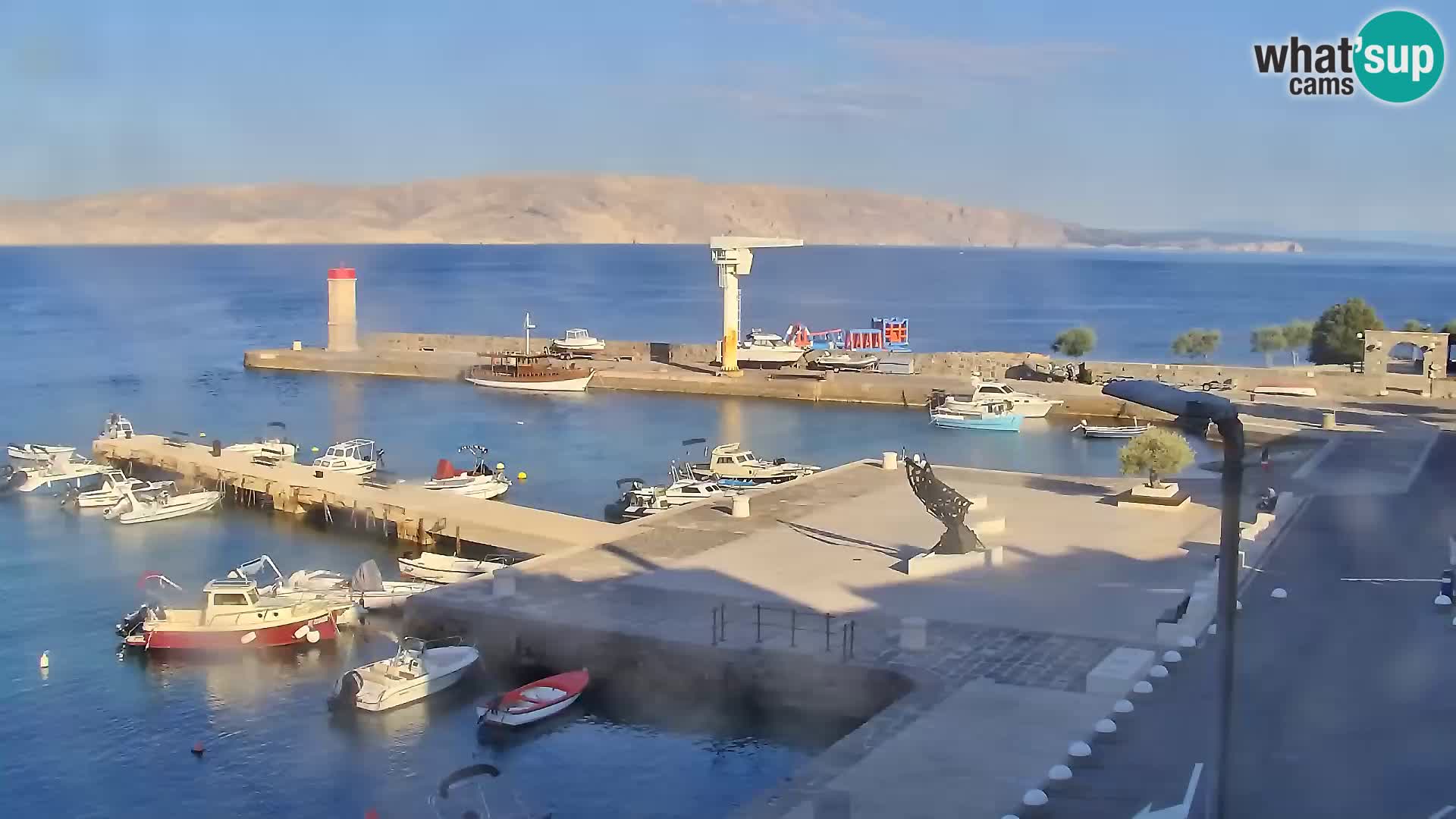 Webcam Segna – Panorama dell’lungomare di Senj