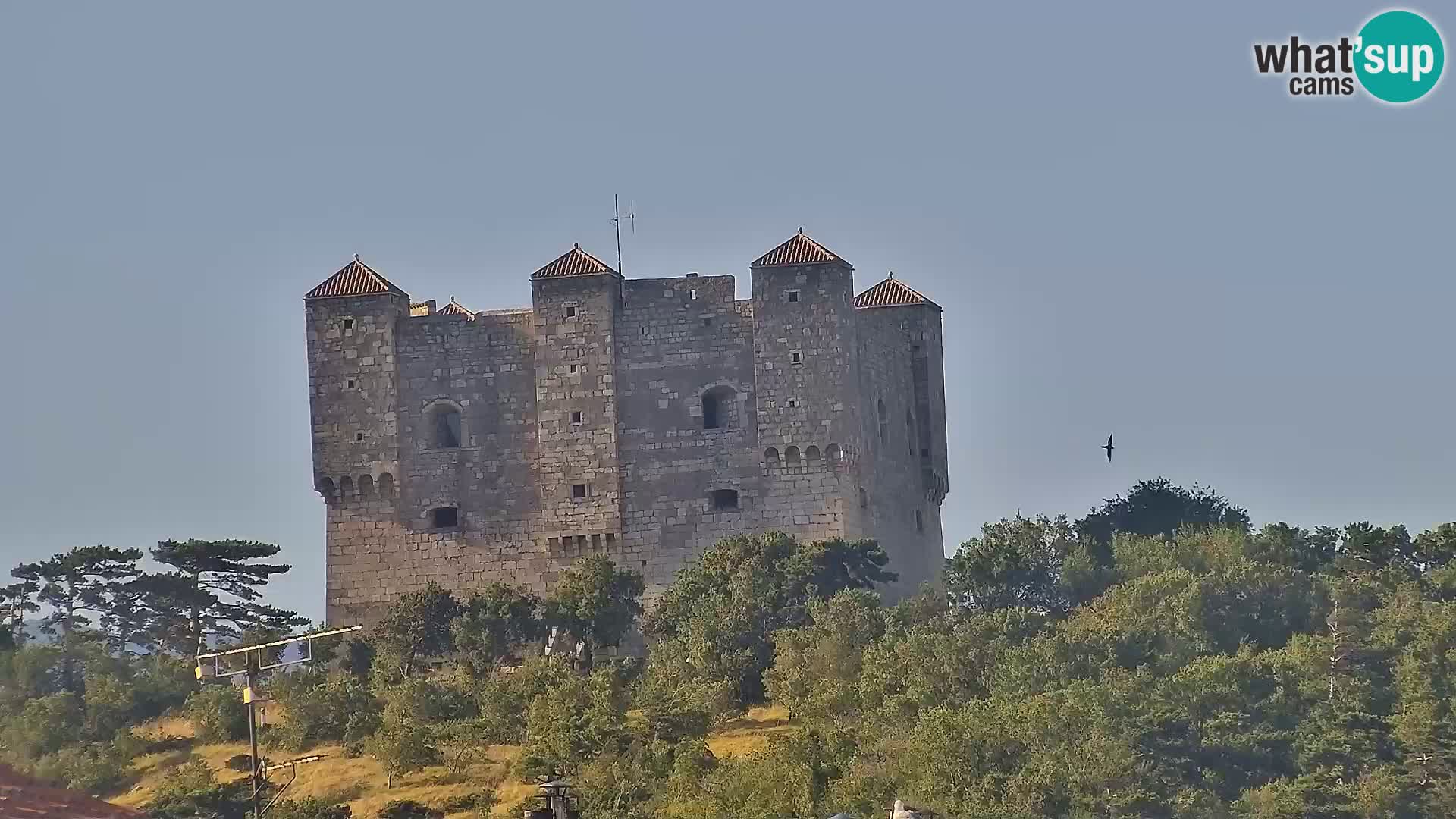 Kamera u živo Senj – Panoramski pogled na senjsku rivu
