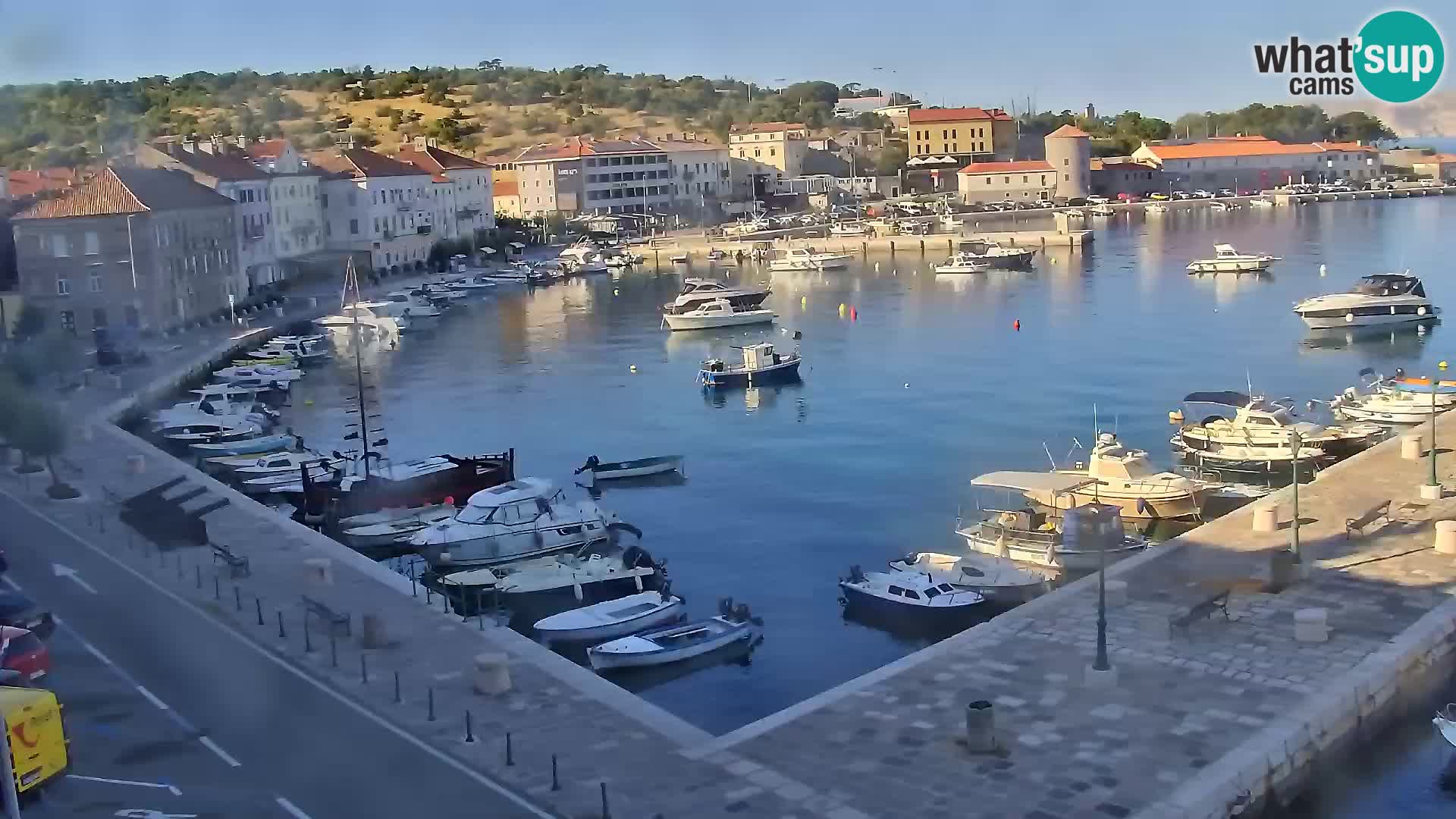 Webcam Segna – Panorama dell’lungomare di Senj