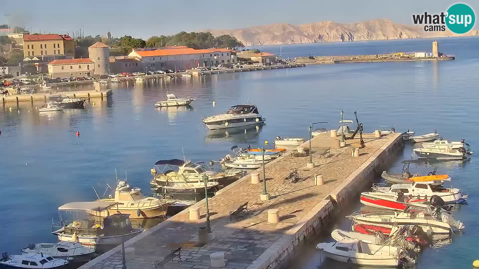 Webcam Segna – Panorama dell’lungomare di Senj