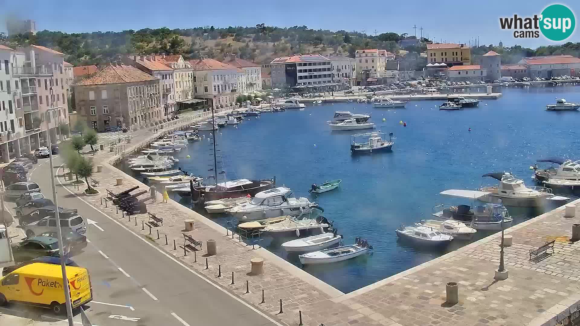 Senj Webcam – Panoramic view of Senj riva