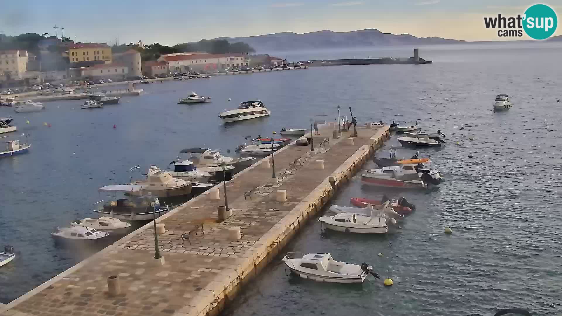 Webcam Segna – Panorama dell’lungomare di Senj