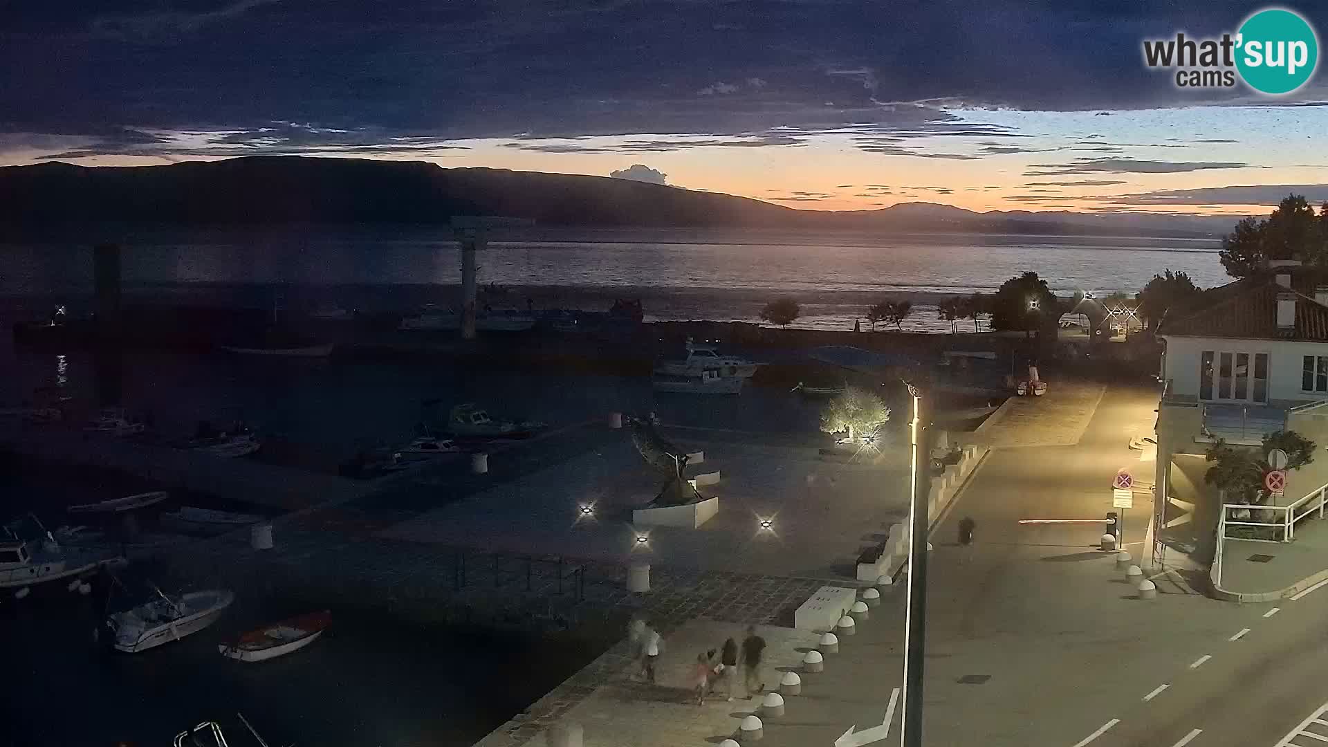 Webcam Segna – Panorama dell’lungomare di Senj