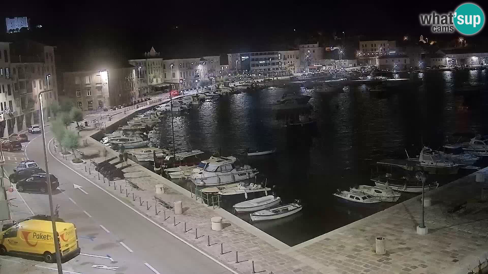Senj Spletna kamera – pogled na obalo Senja