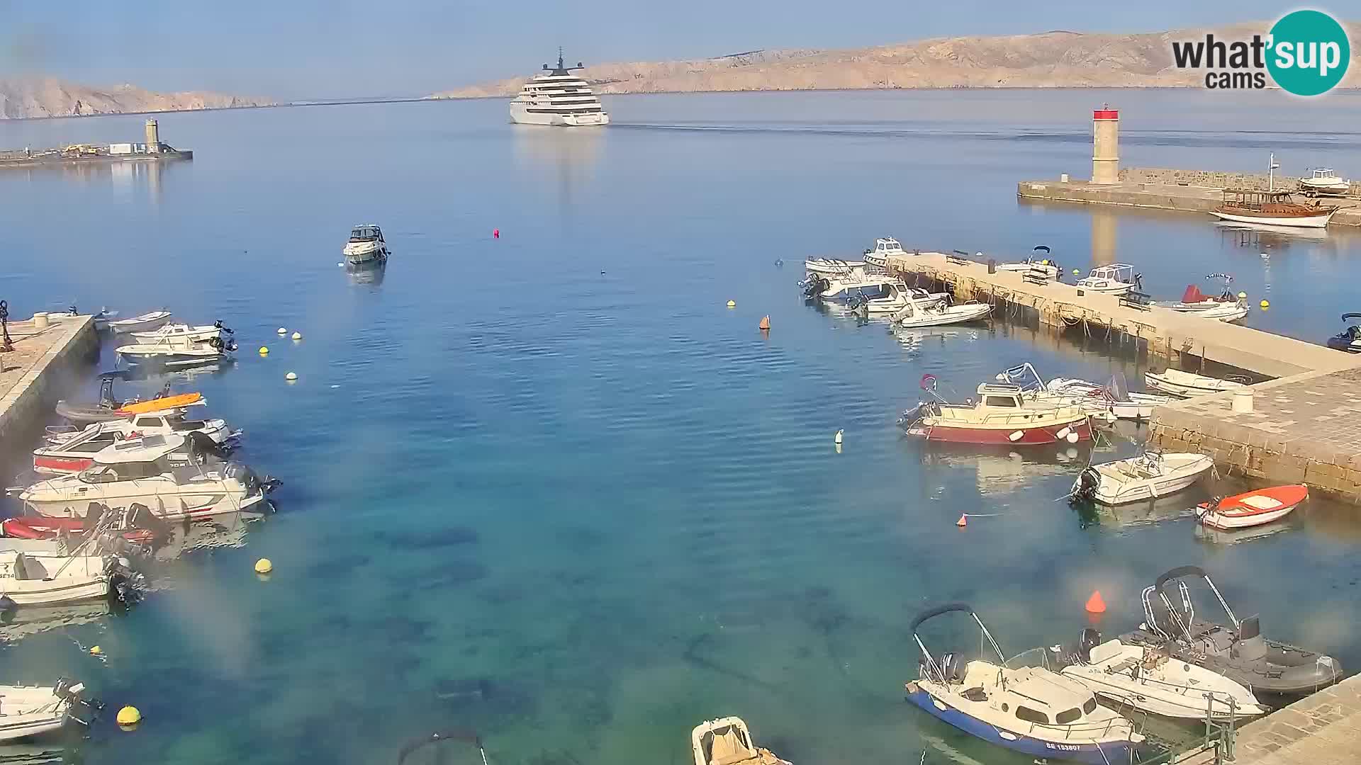 Senj camera en vivo – Vista panorámica de Senj riva