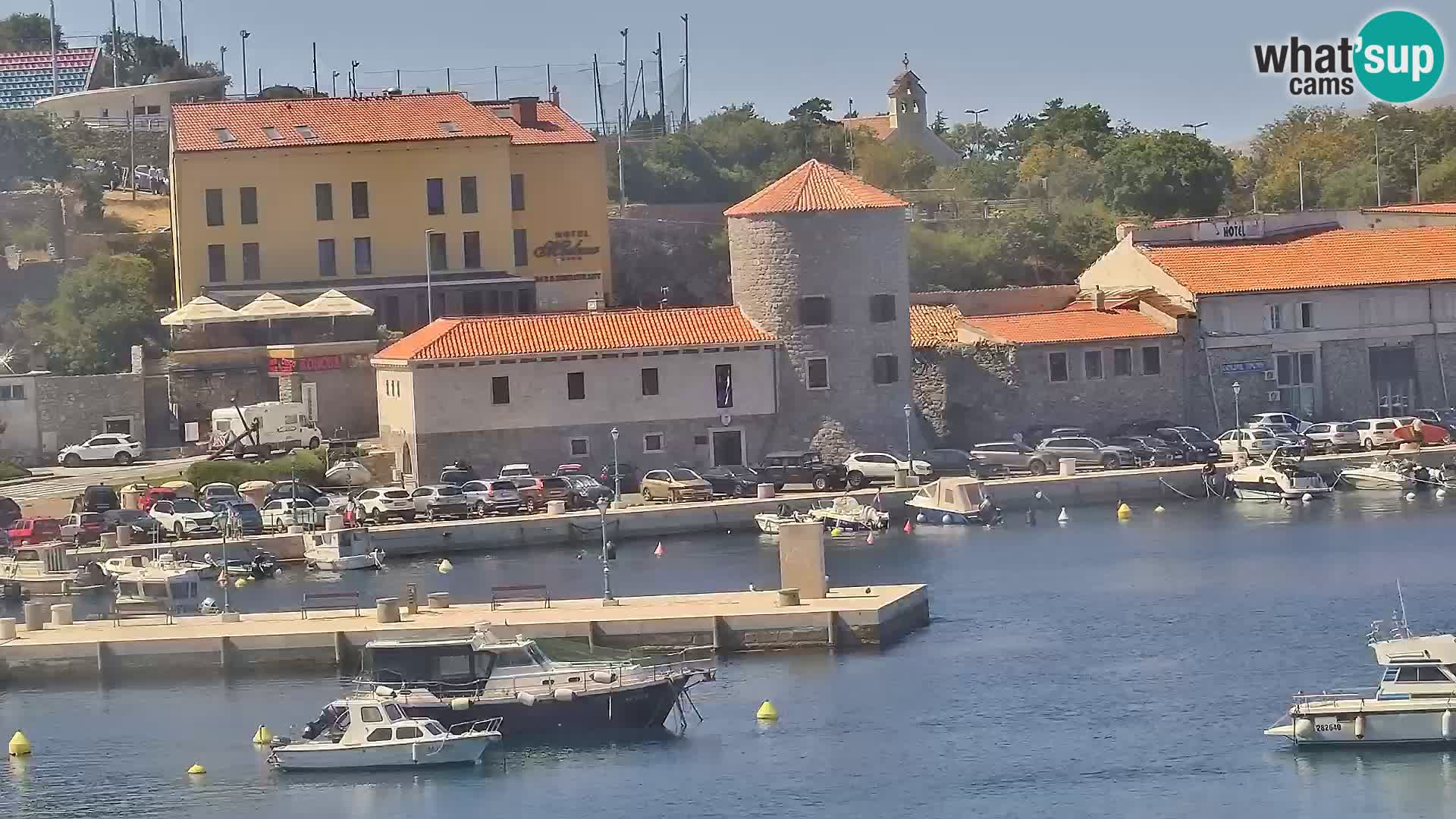 Senj camera en vivo – Vista panorámica de Senj riva