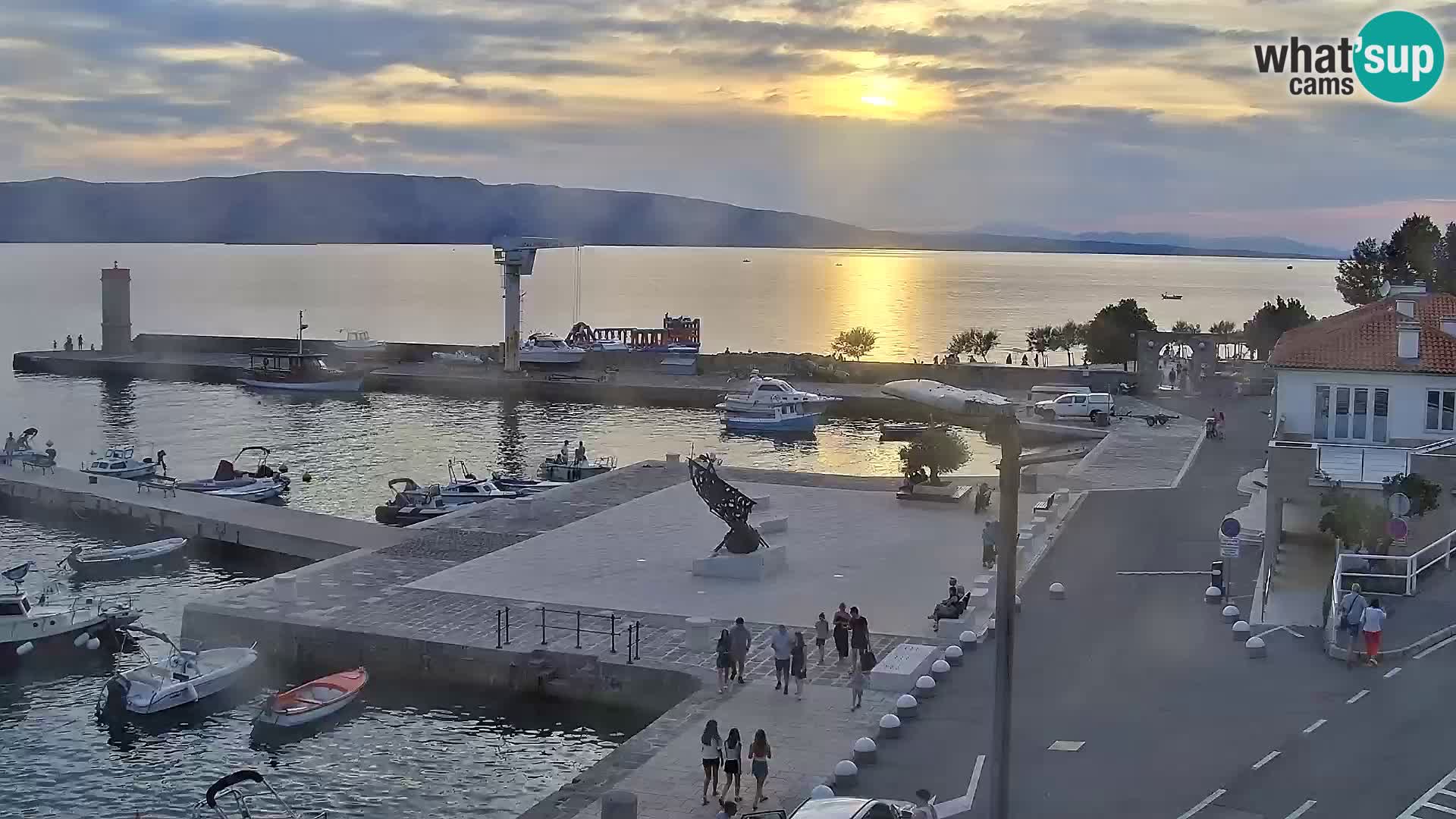 Senj Webcam – Panoramic view of Senj riva
