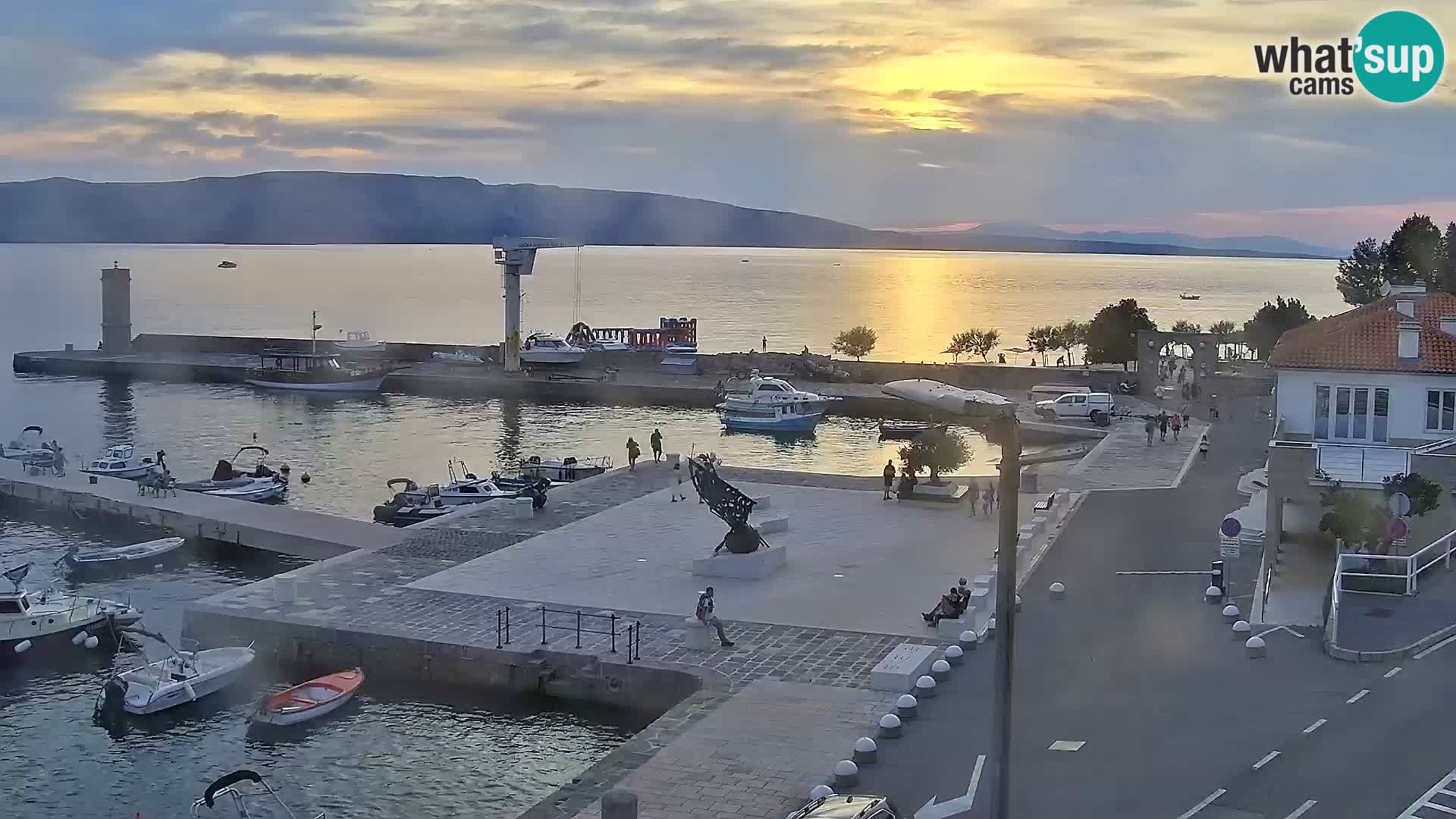 Senj Webcam – Panoramic view of Senj riva