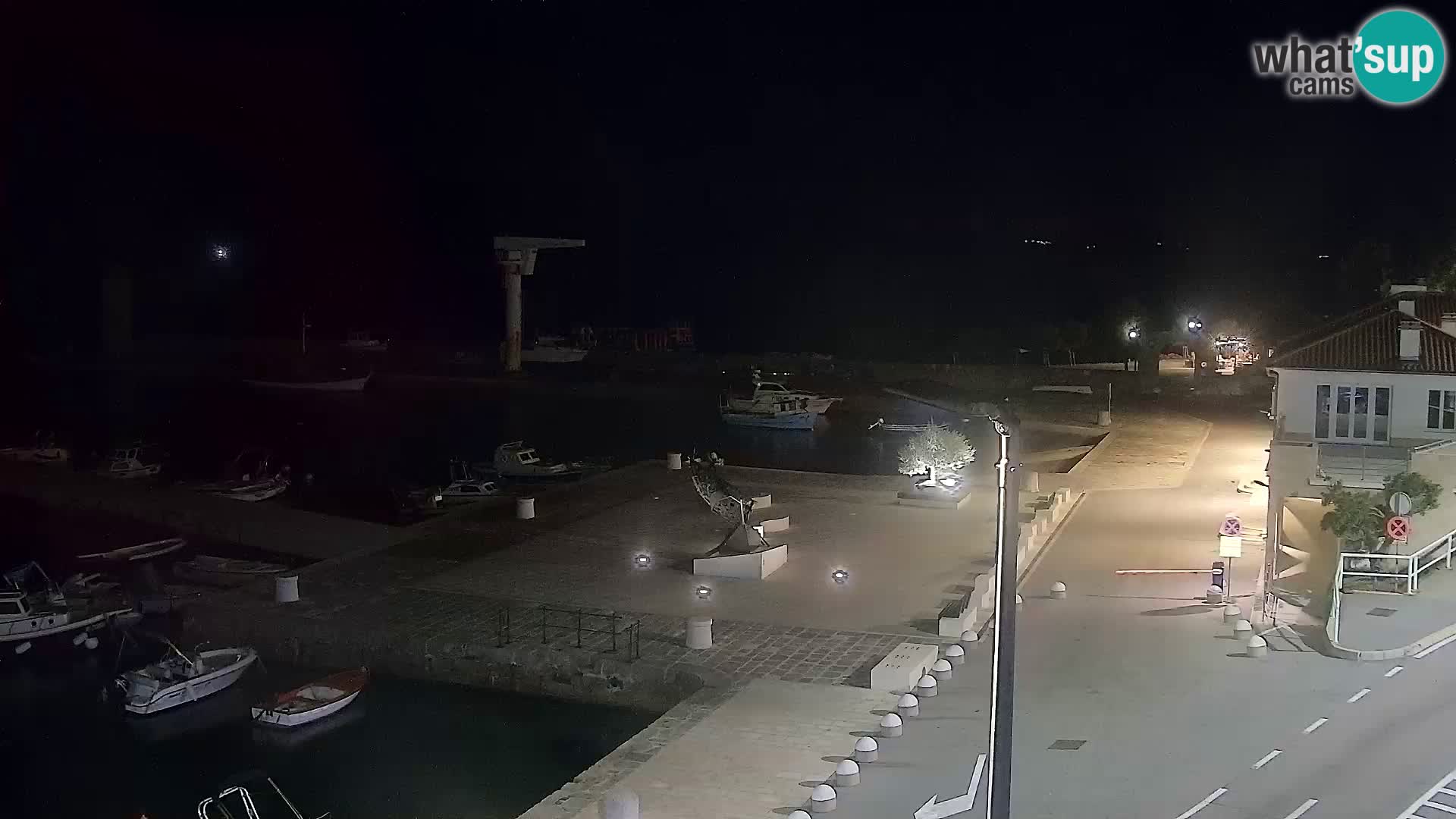 Kamera u živo Senj – Panoramski pogled na senjsku rivu