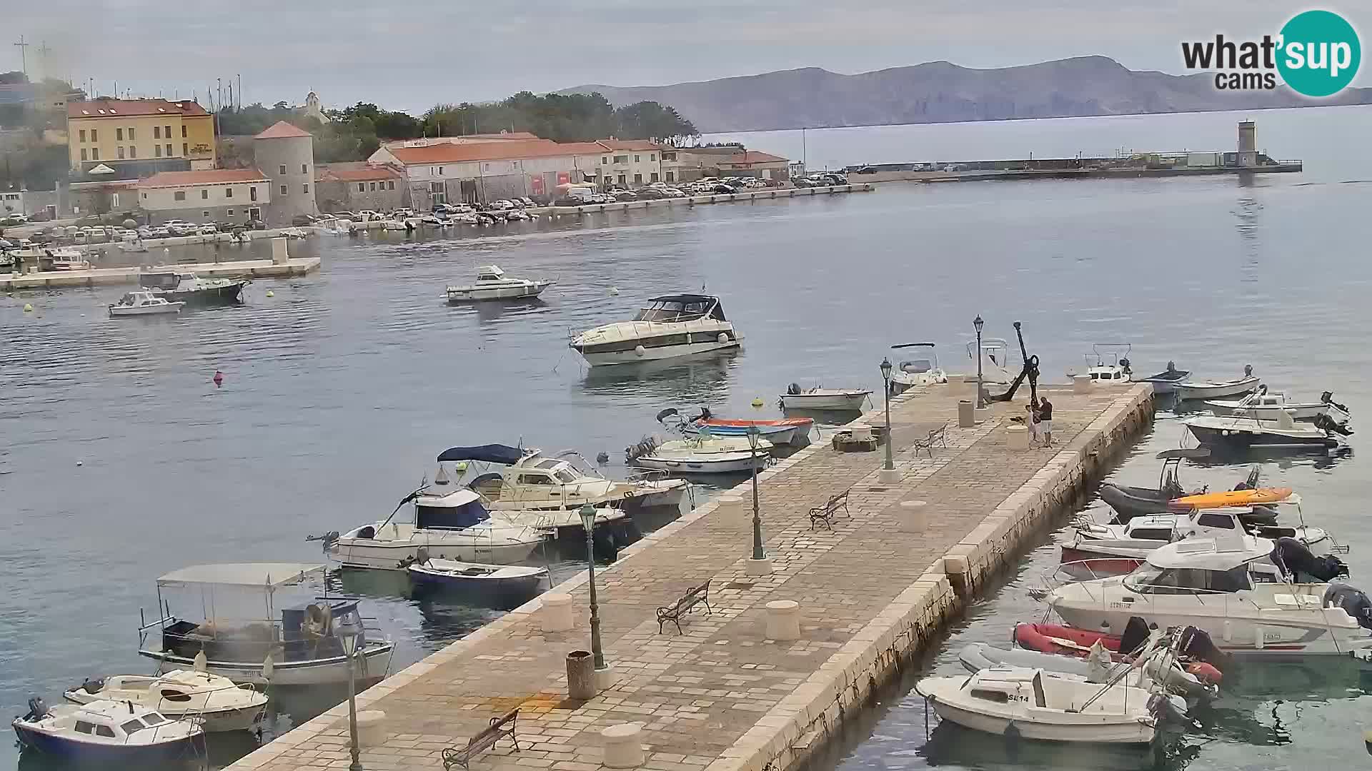 Senj Webcam – Panoramic view of Senj riva