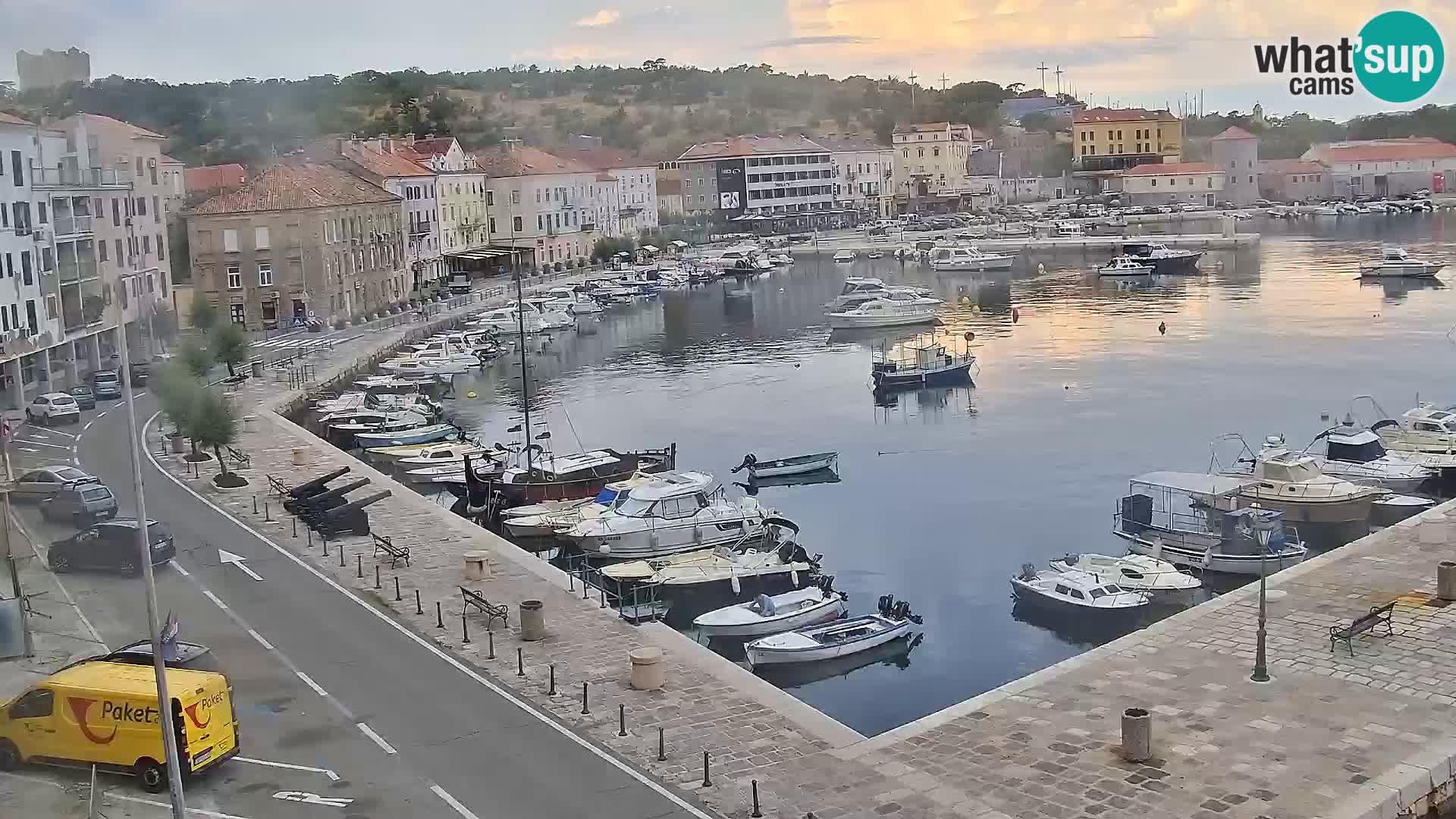 Senj Webcam – Panoramic view of Senj riva