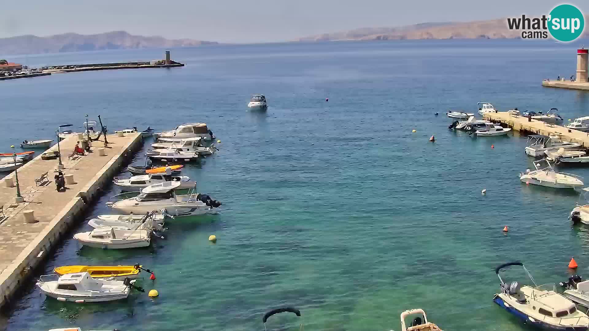 Webcam Segna – Panorama dell’lungomare di Senj