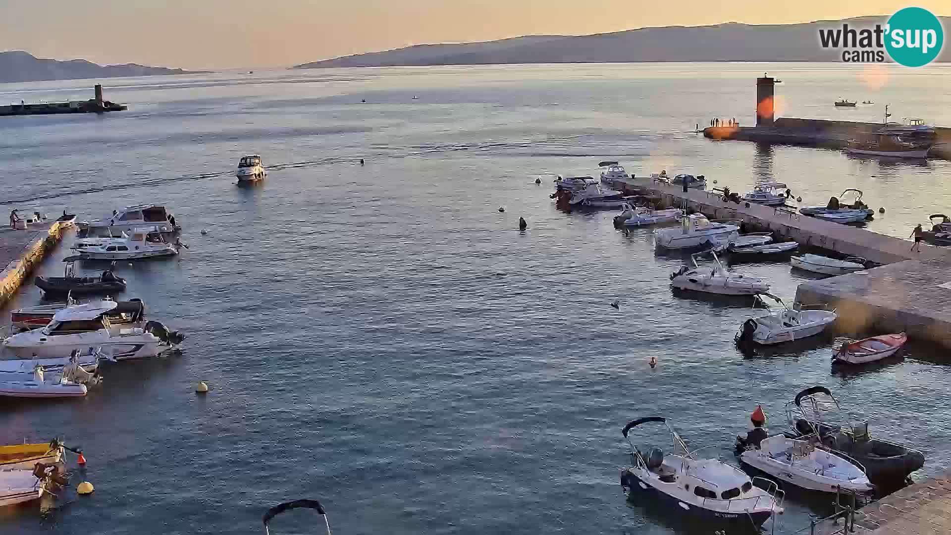 Senj camera en vivo – Vista panorámica de Senj riva